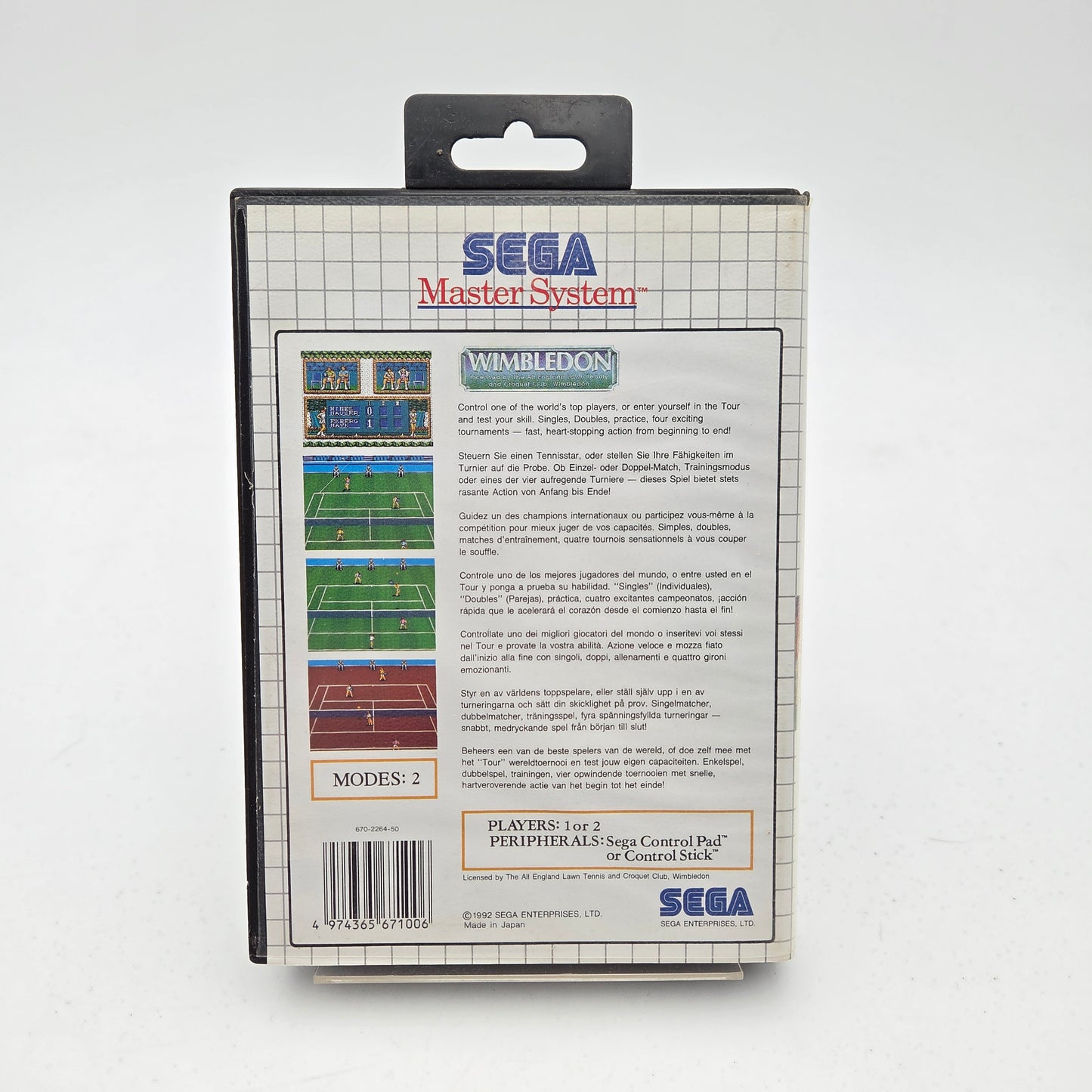 WIMBLEDON - MASTER SYSTEM