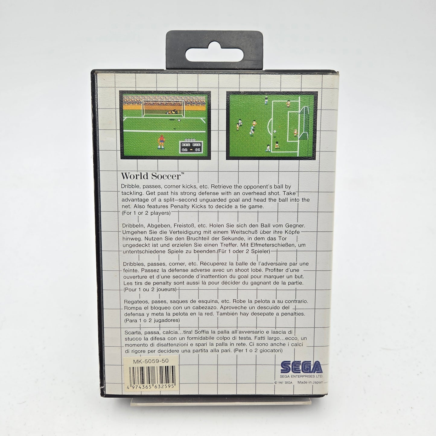 WORLD SOCCER - MASTER SYSTEM