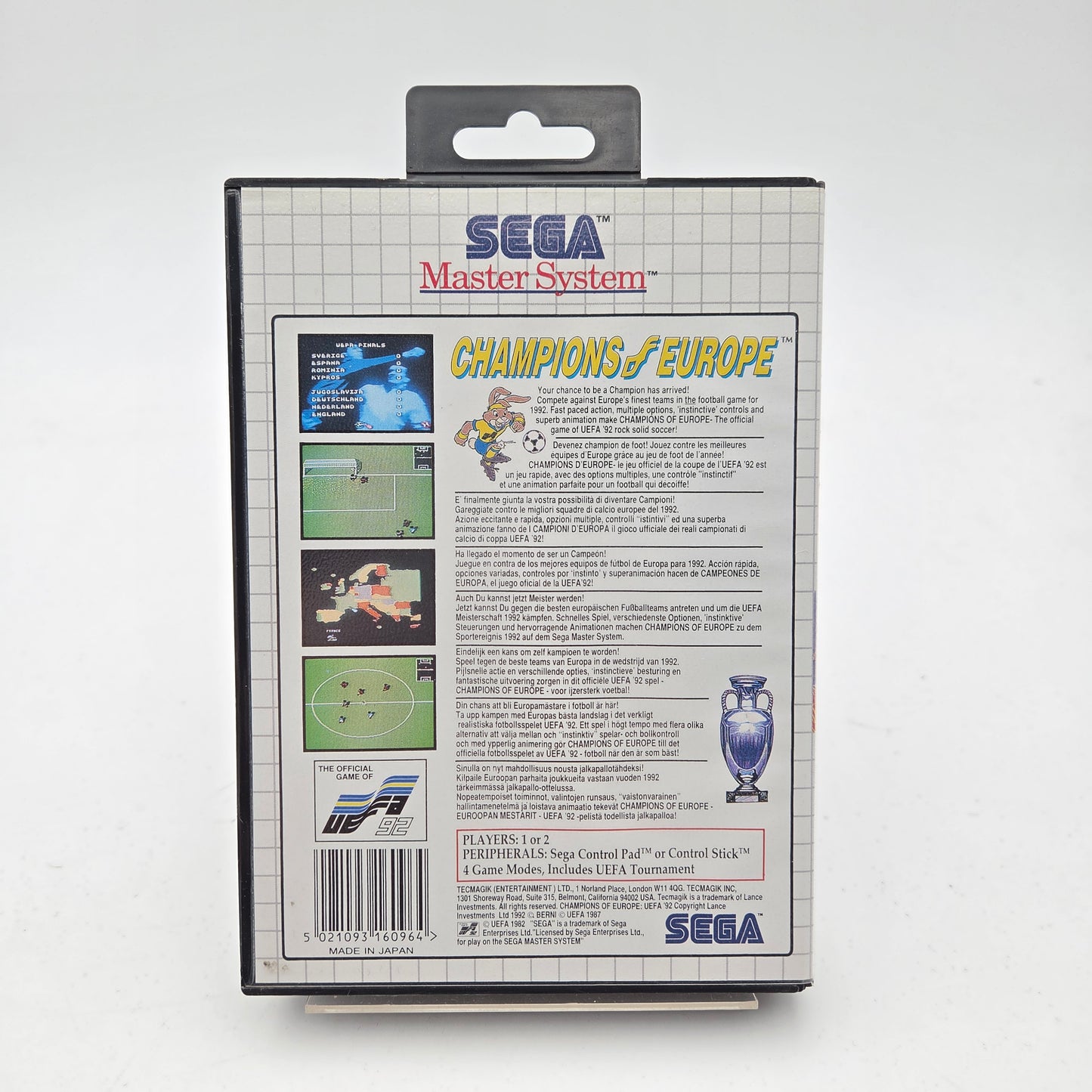 CHAMPIONS OF EUROPE - MASTER SYSTEM