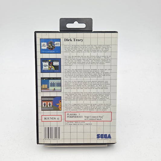 DICK TRACY - MASTER SYSTEM