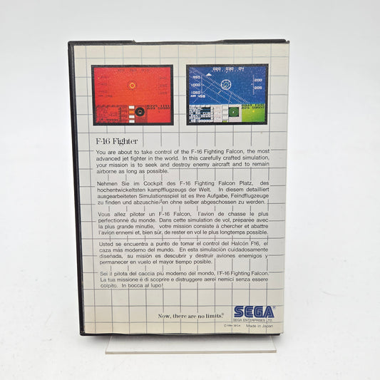 F-16 FIGHTER - MASTER SYSTEM CARD