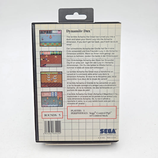 DYNAMITE DUX - MASTER SYSTEM