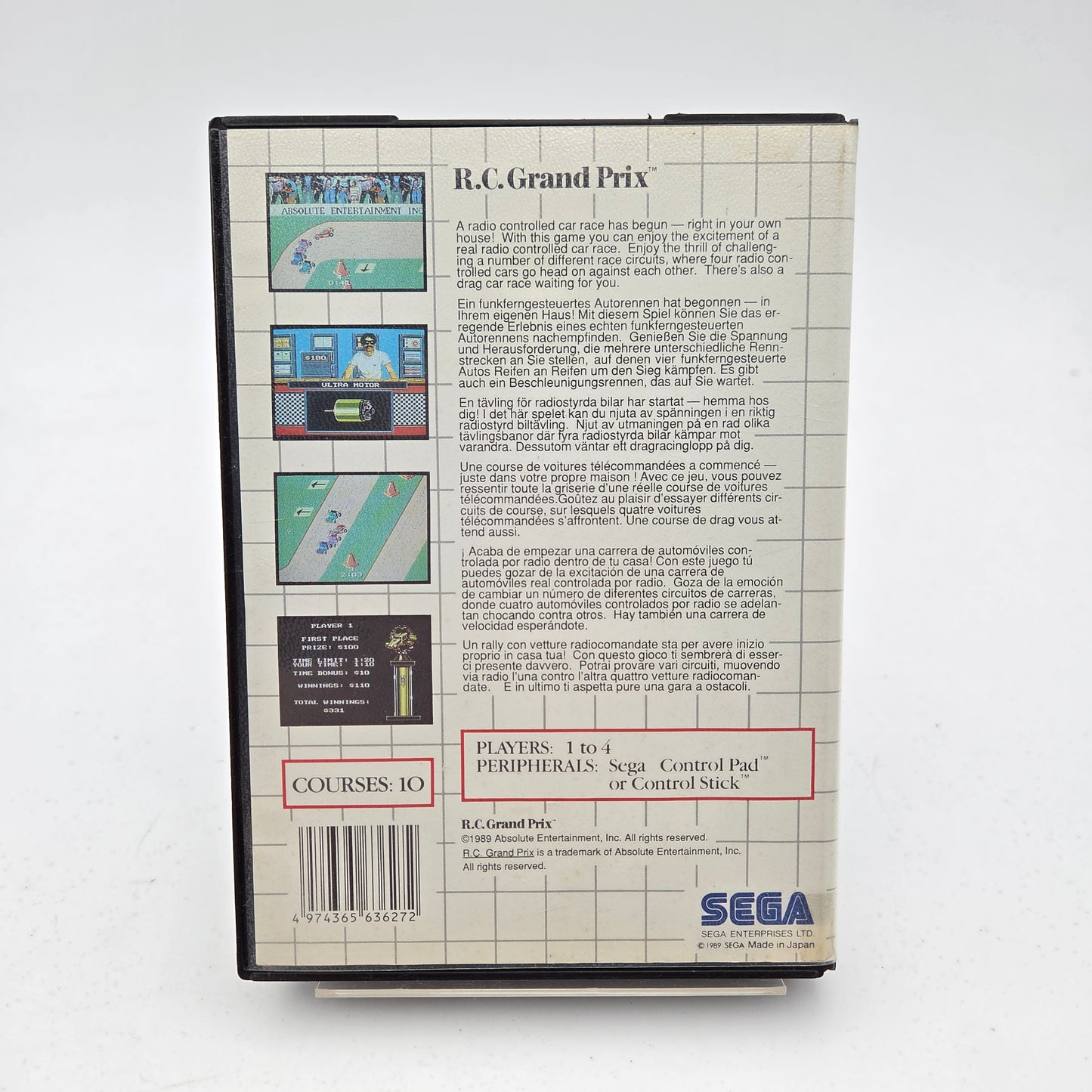 RC GRAND PRIX - MASTER SYSTEM