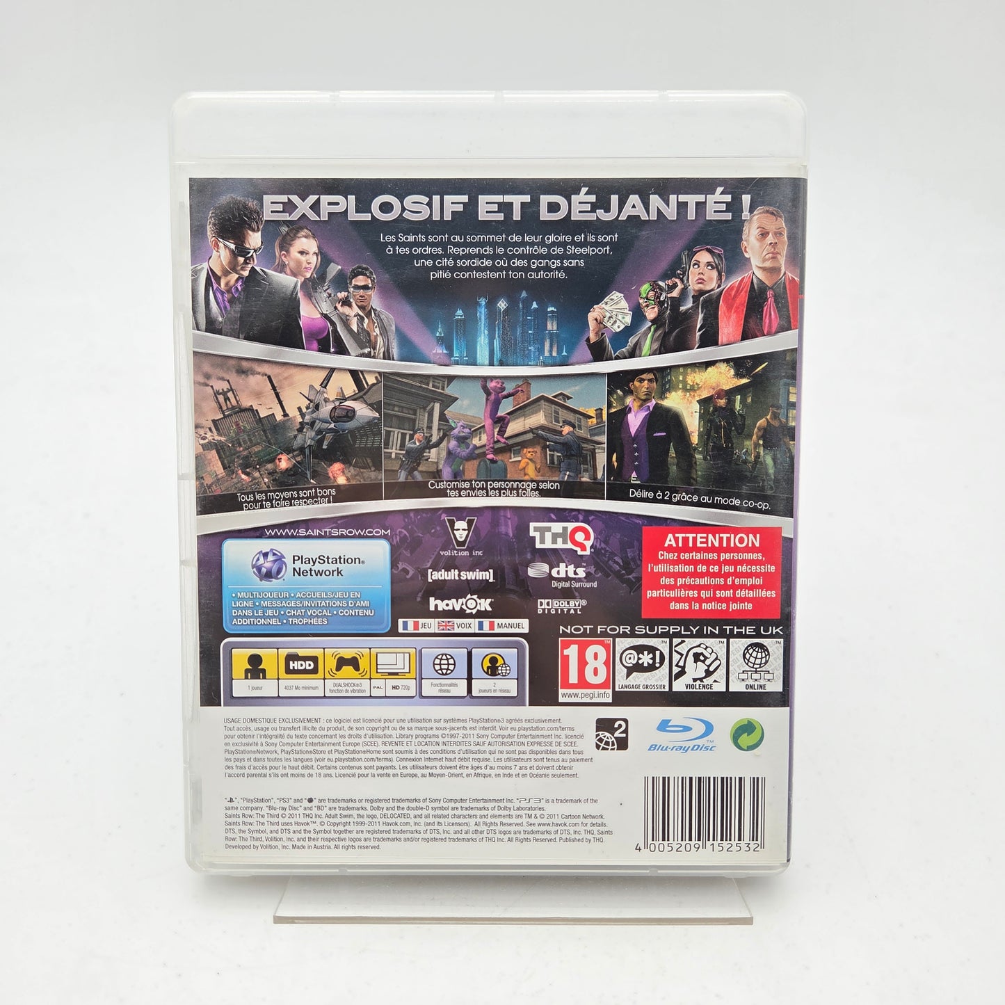 SAINTS ROW THE THIRD - PLAYSTATION 3