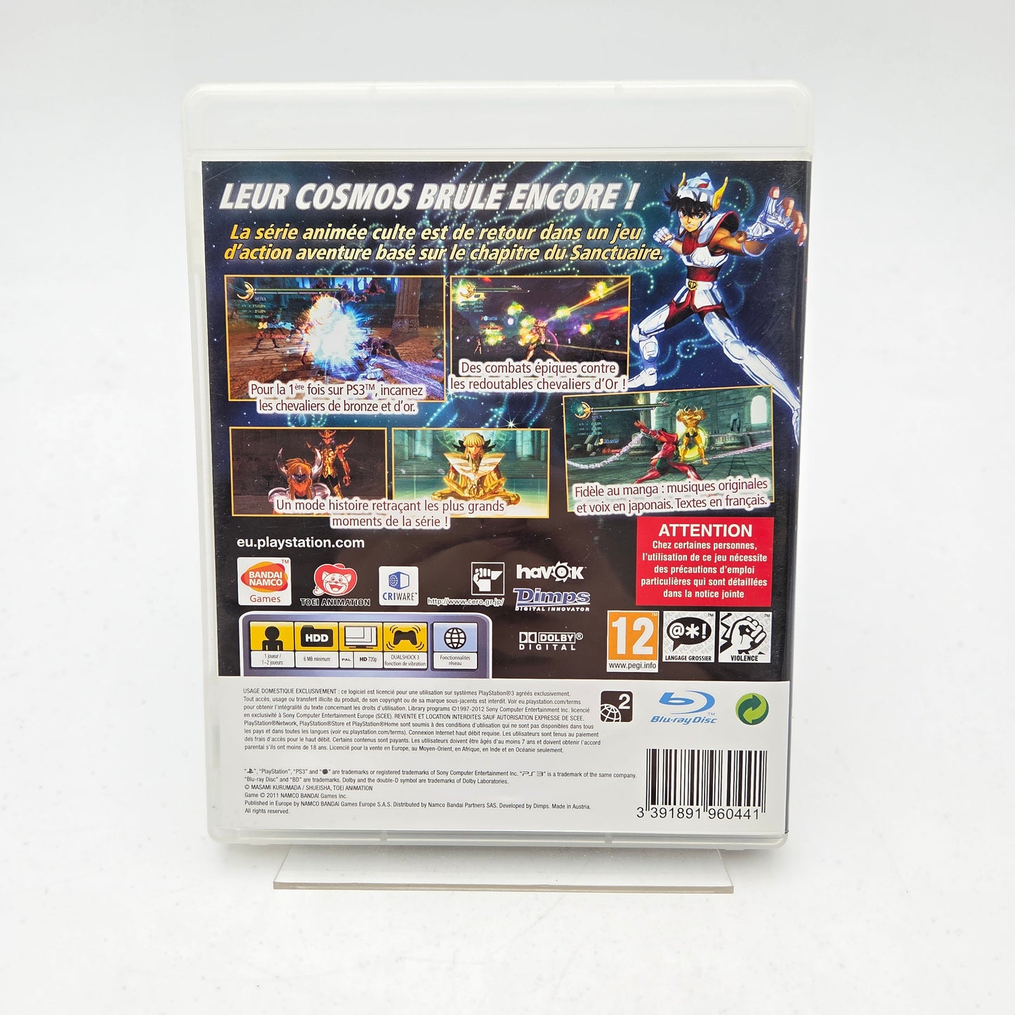 SAINT SEIYA LA BATAILLE DU SANCTUAIRE - PLAYSTATION 3