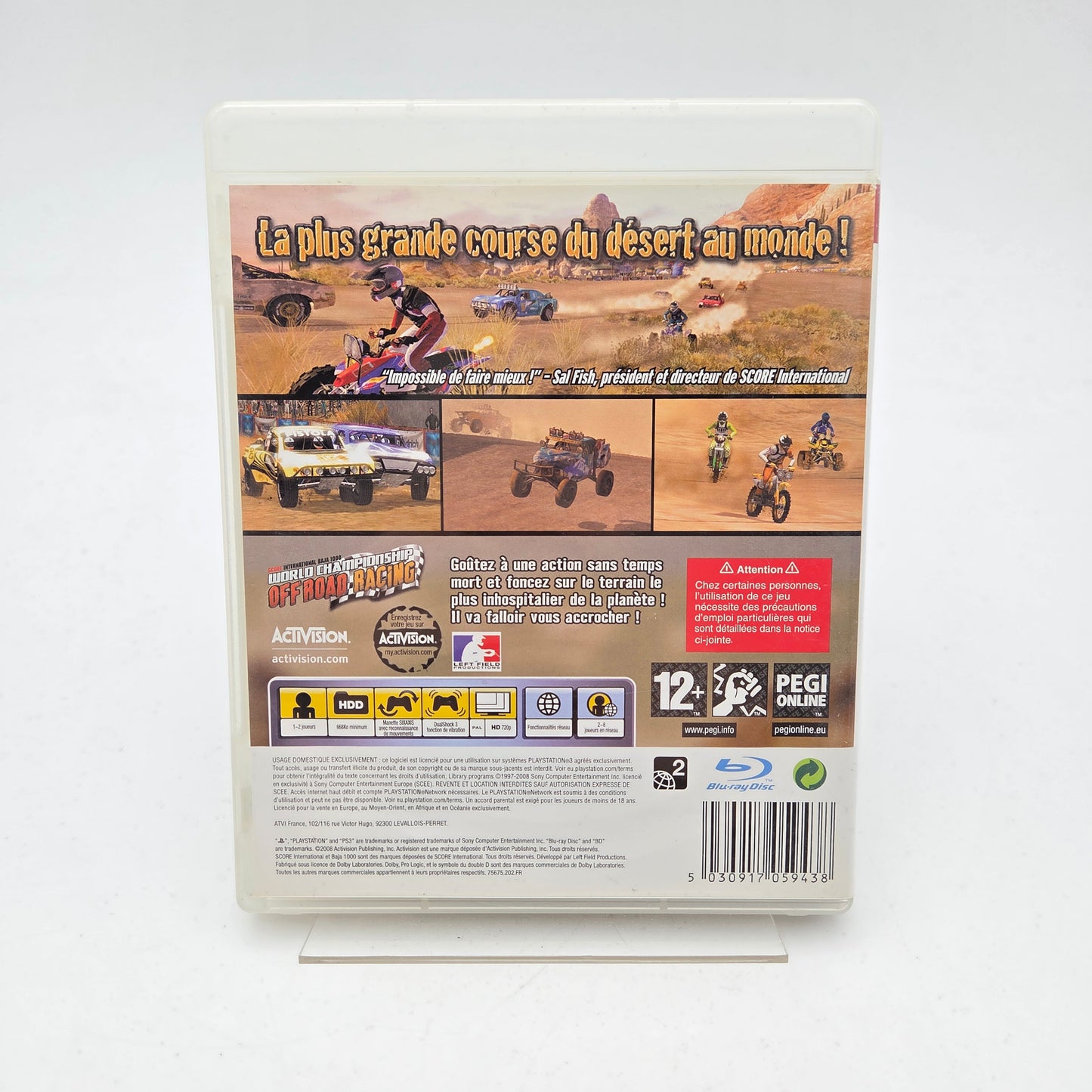 SCORE INTERNATIONAL BAJA 1000 OFF ROAD RACING - PLAYSTATION 3