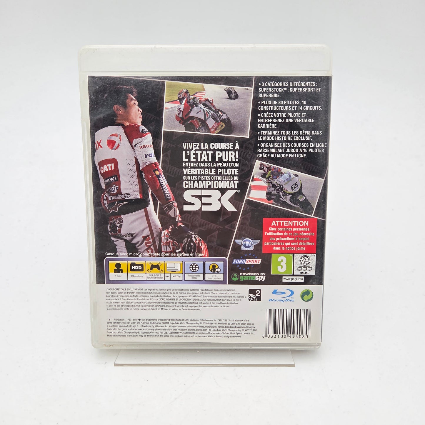 SBK X SUPERBIKE WORLD CHAMPIONSHIP - PLAYSTATION 3