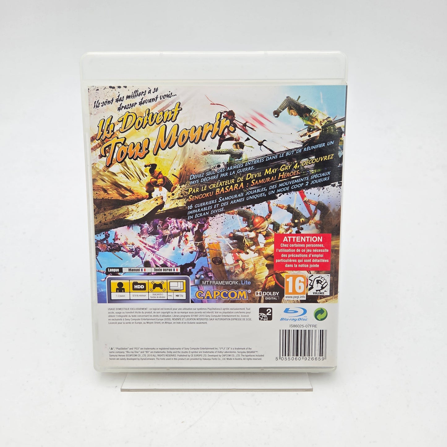 SENGOKU BASARA SAMURAI HEROES - PLAYSTATION 3