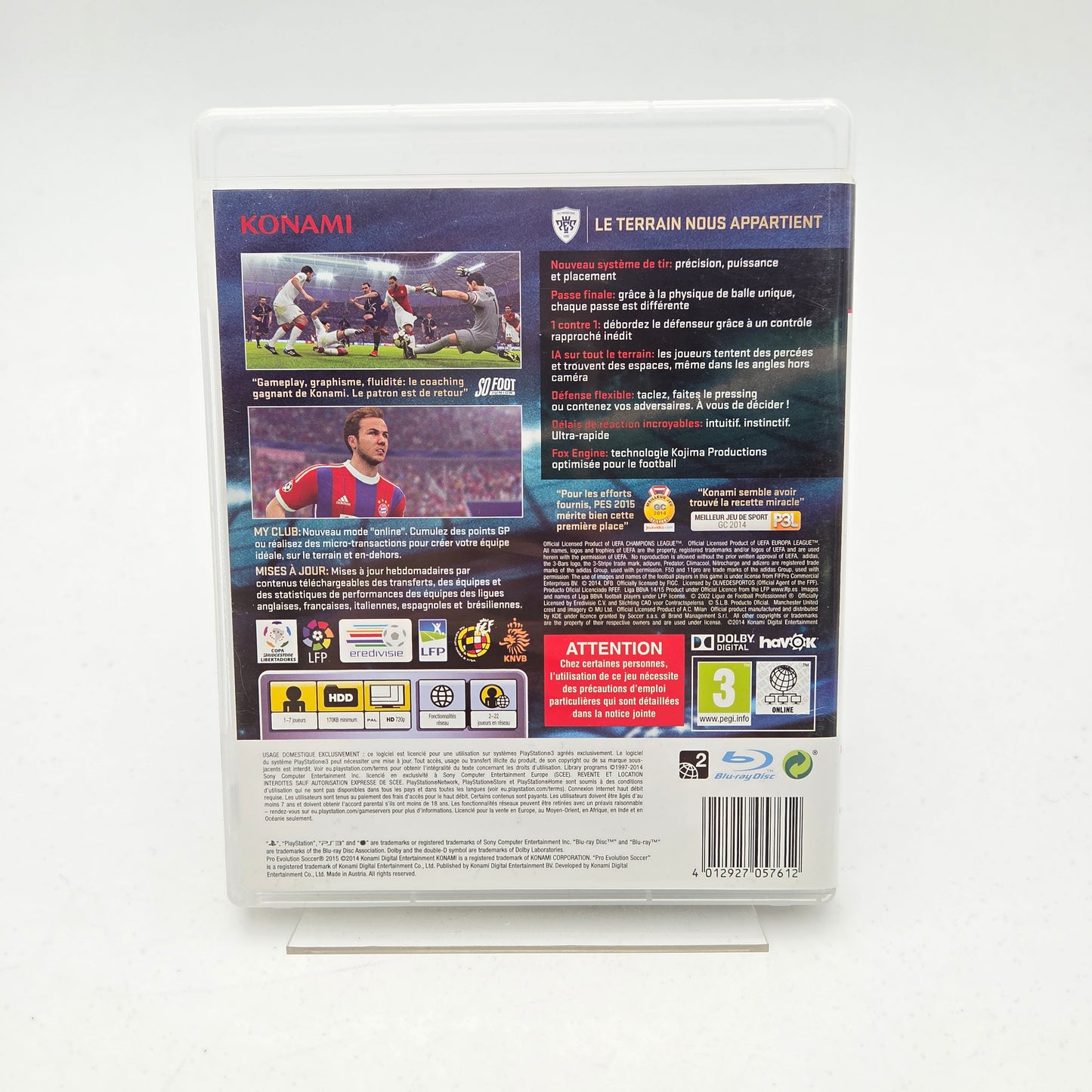 PRO EVOLUTION SOCCER 2015 - PLAYSTATION 3