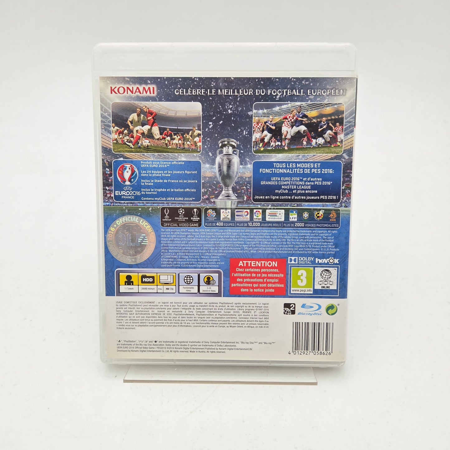 PRO EVOLUTION SOCCER 2016 EURO 2016 - PLAYSTATION 3