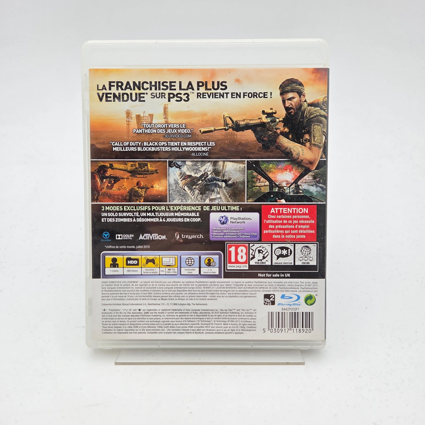 CALL OF DUTY BLACK OPS - PLAYSTATION 3