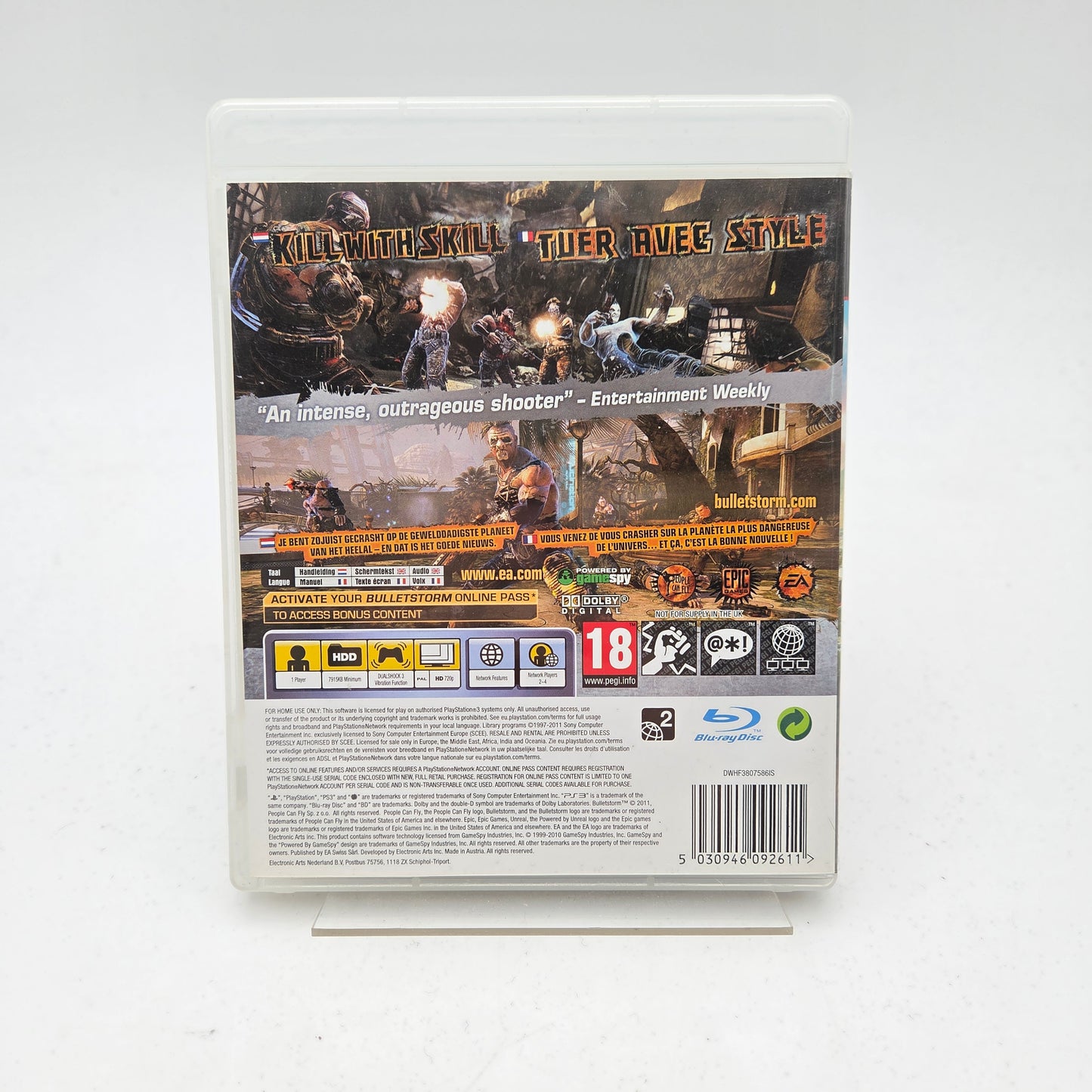 BULLETSTORM - PLAYSTATION 3