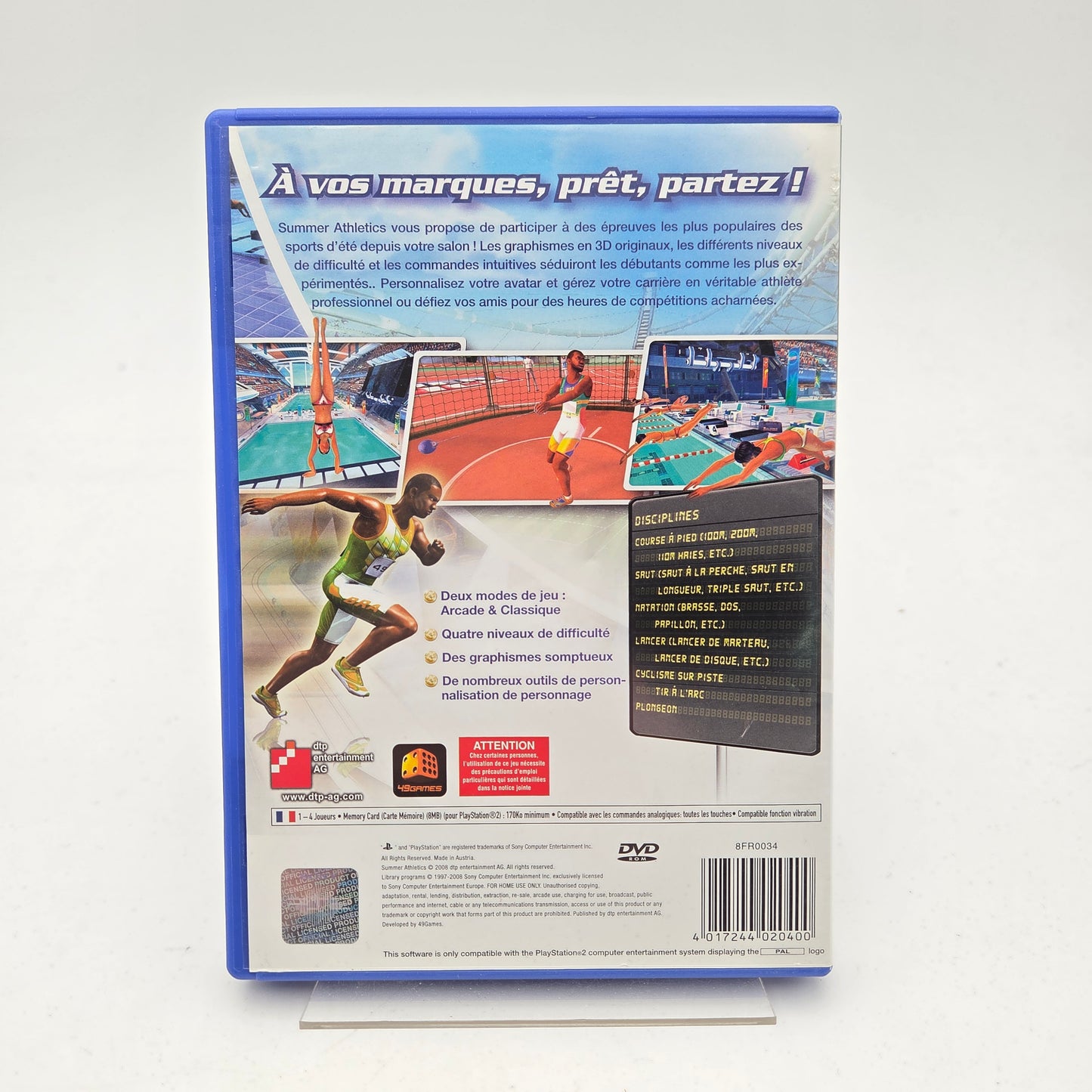 SUMMER ATHLETICS - PLAYSTATION 2