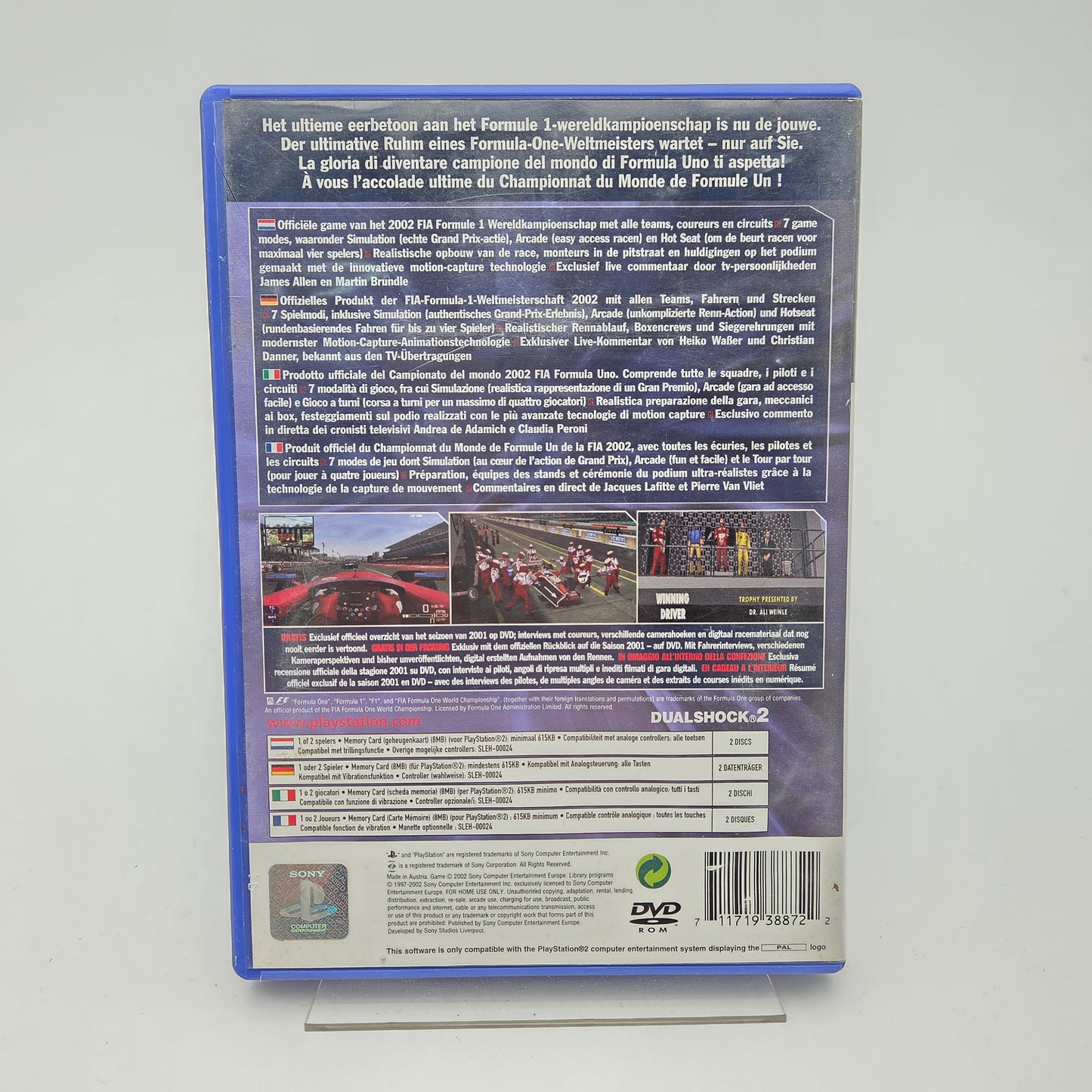 FORMULA ONE 2002 - PLAYSTATION 2