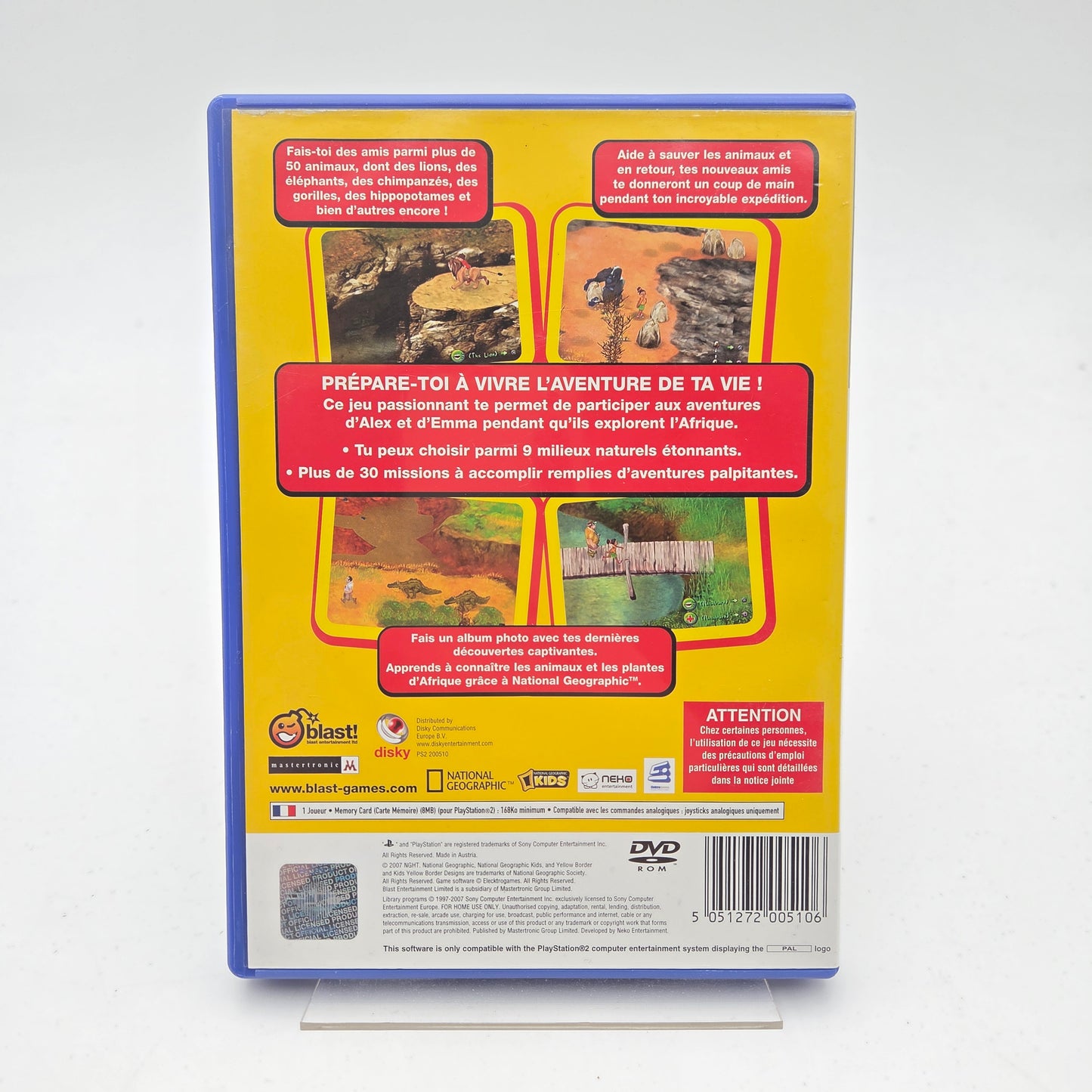 NATIONAL GEOGRAPHIC SAFARI ET AVENTURES EN AFRIQUE - PLAYSTATION 2
