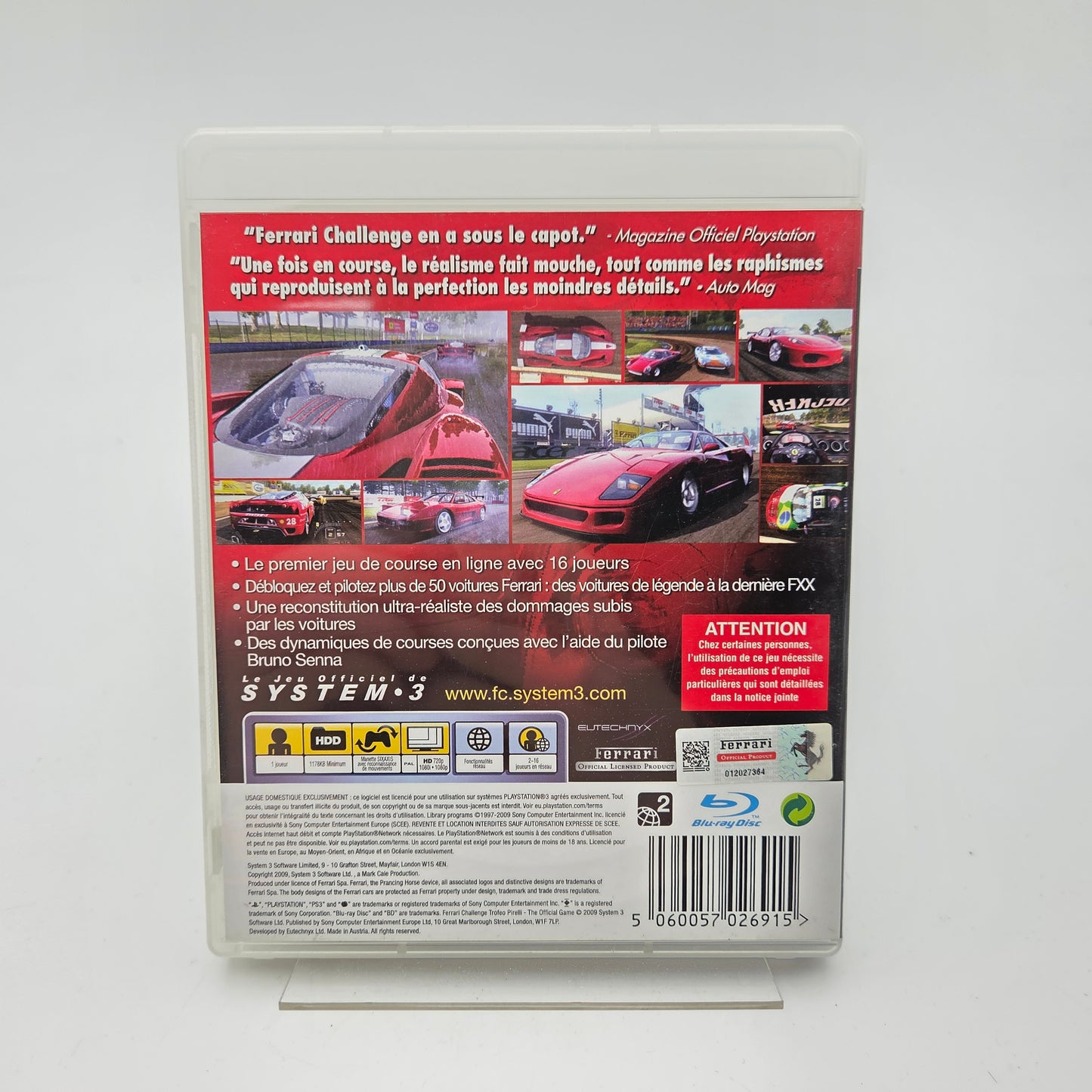 FERRARI CHALLENGE - PLAYSTATION 3