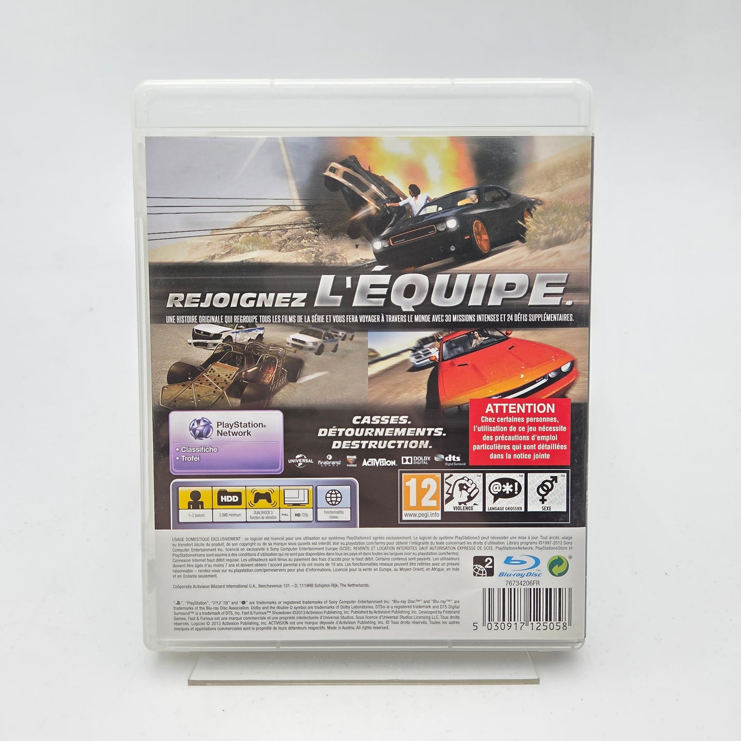 FAST & FURIOUS SHOWDOWN - PLAYSTATION 3