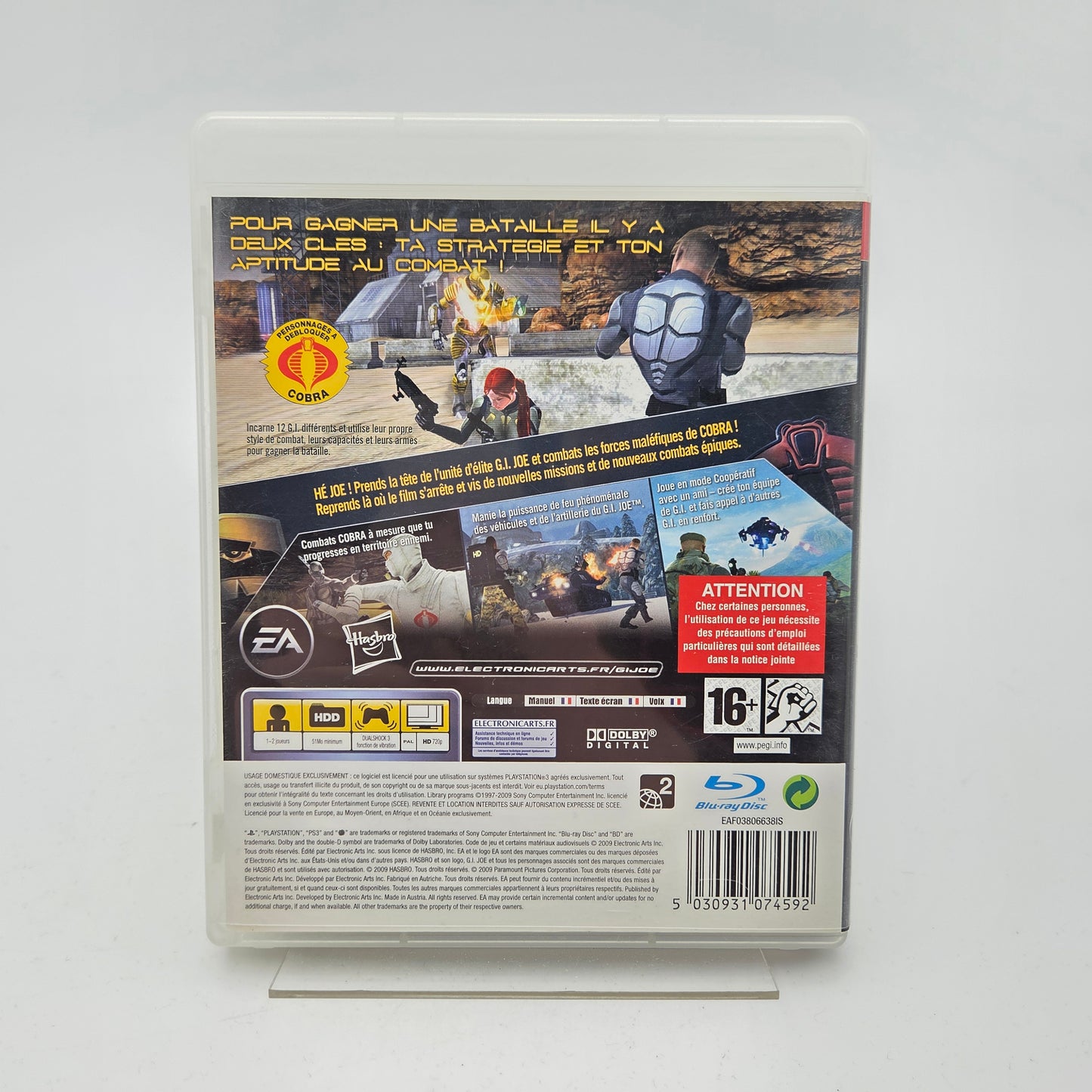 GI JOE LE REVEIL DU COBRE - PLAYSTATION 3