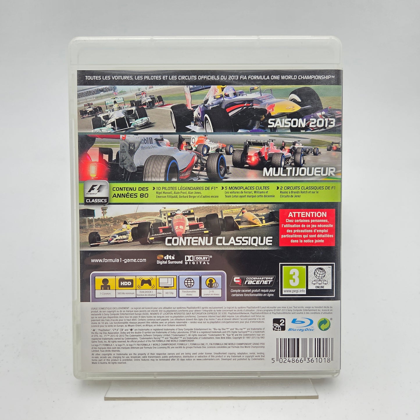 F1 2013 - PLAYSTATION 3