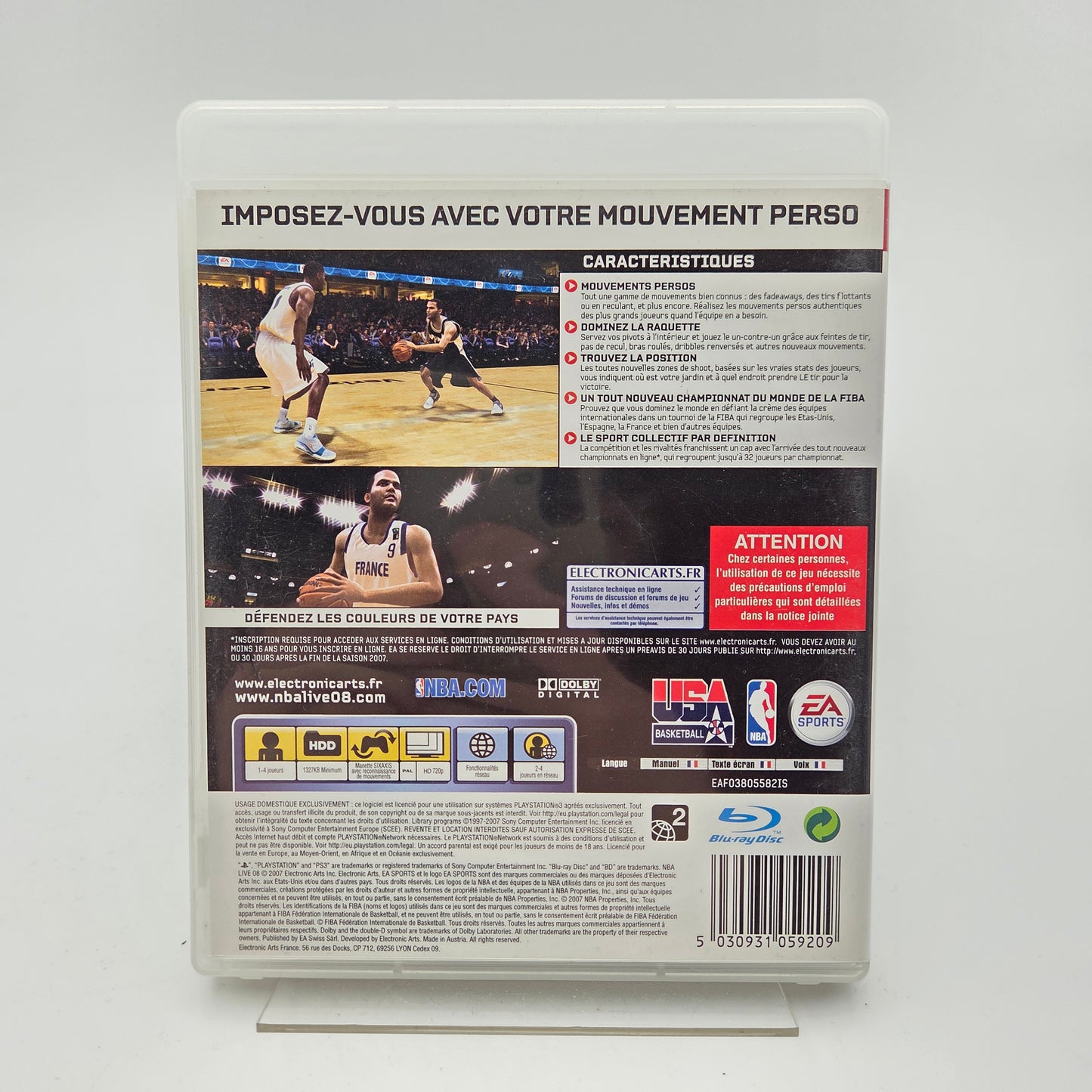NBA LIVE 08 - PLAYSTATION 3