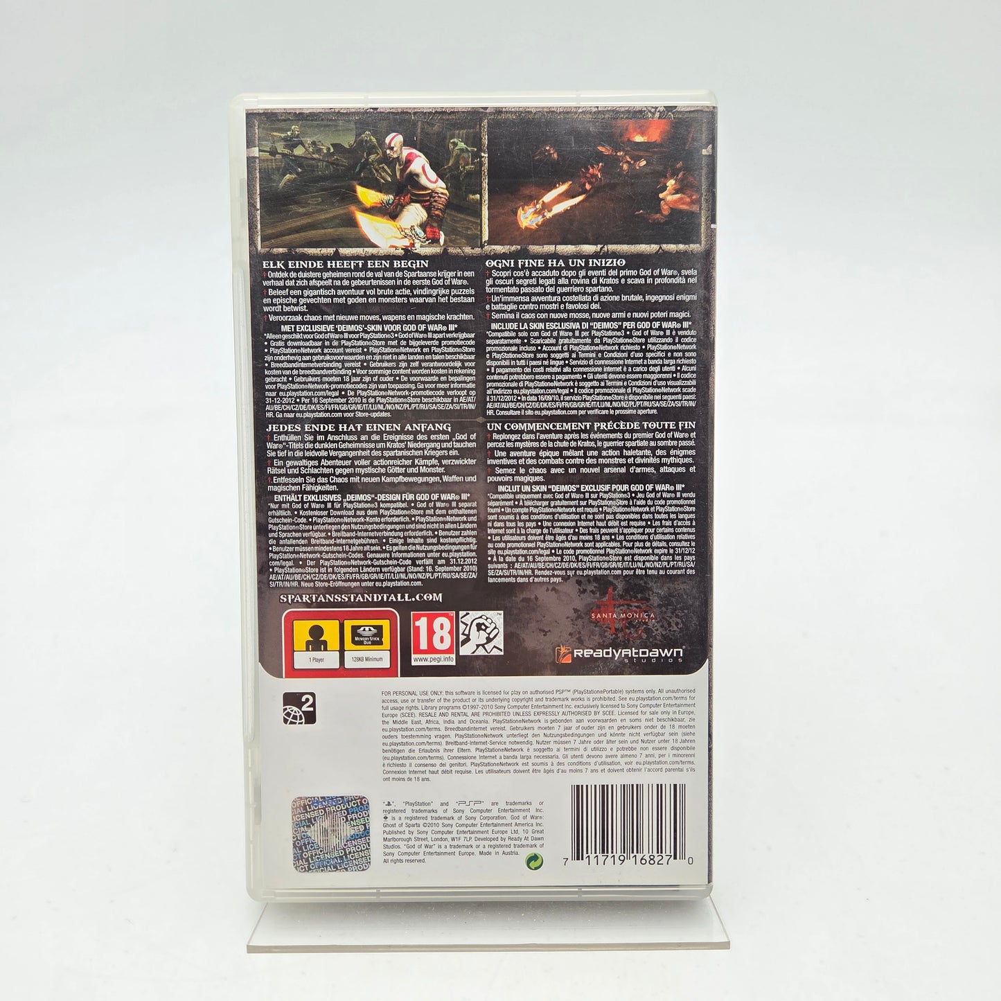 GOD OF WAR GHOST OF SPARTA - PLAYSTATION PORTABLE