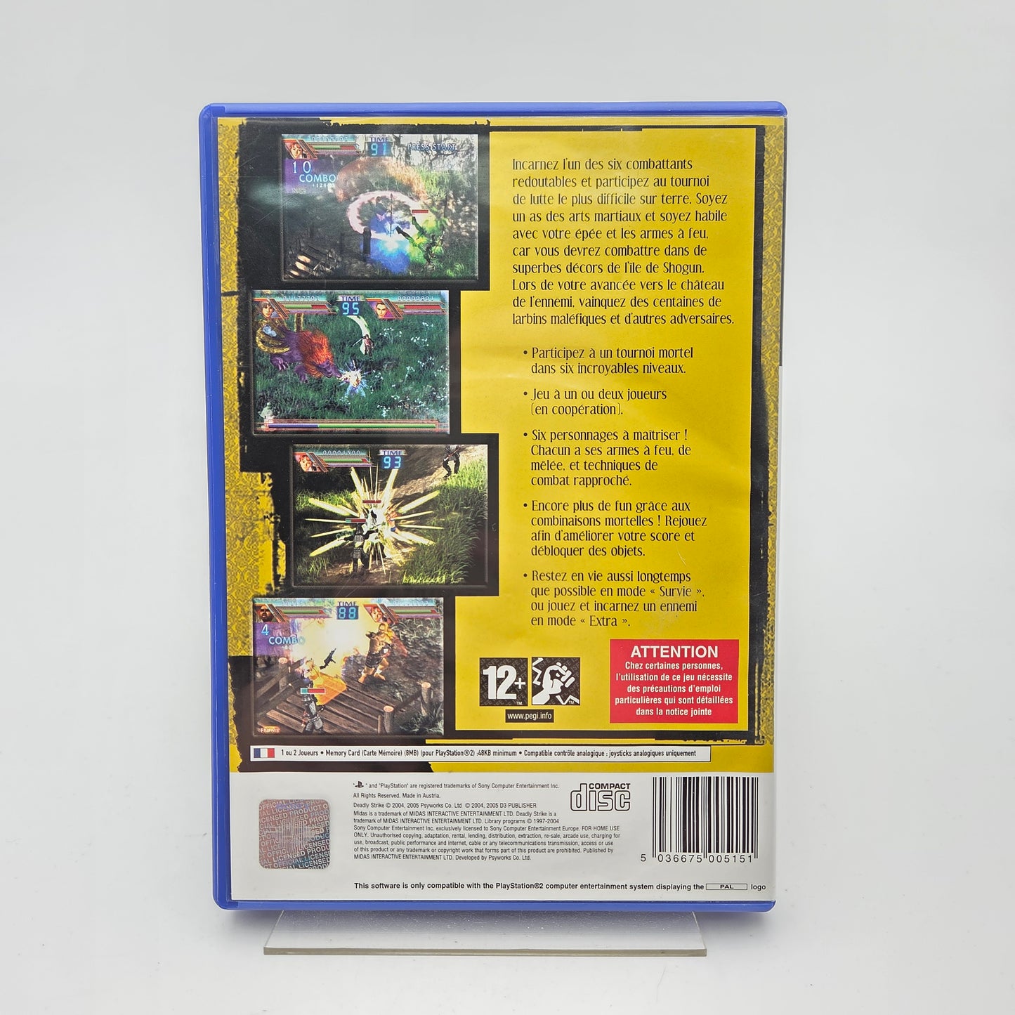 DEADLY STRIKE - PLAYSTATION 2