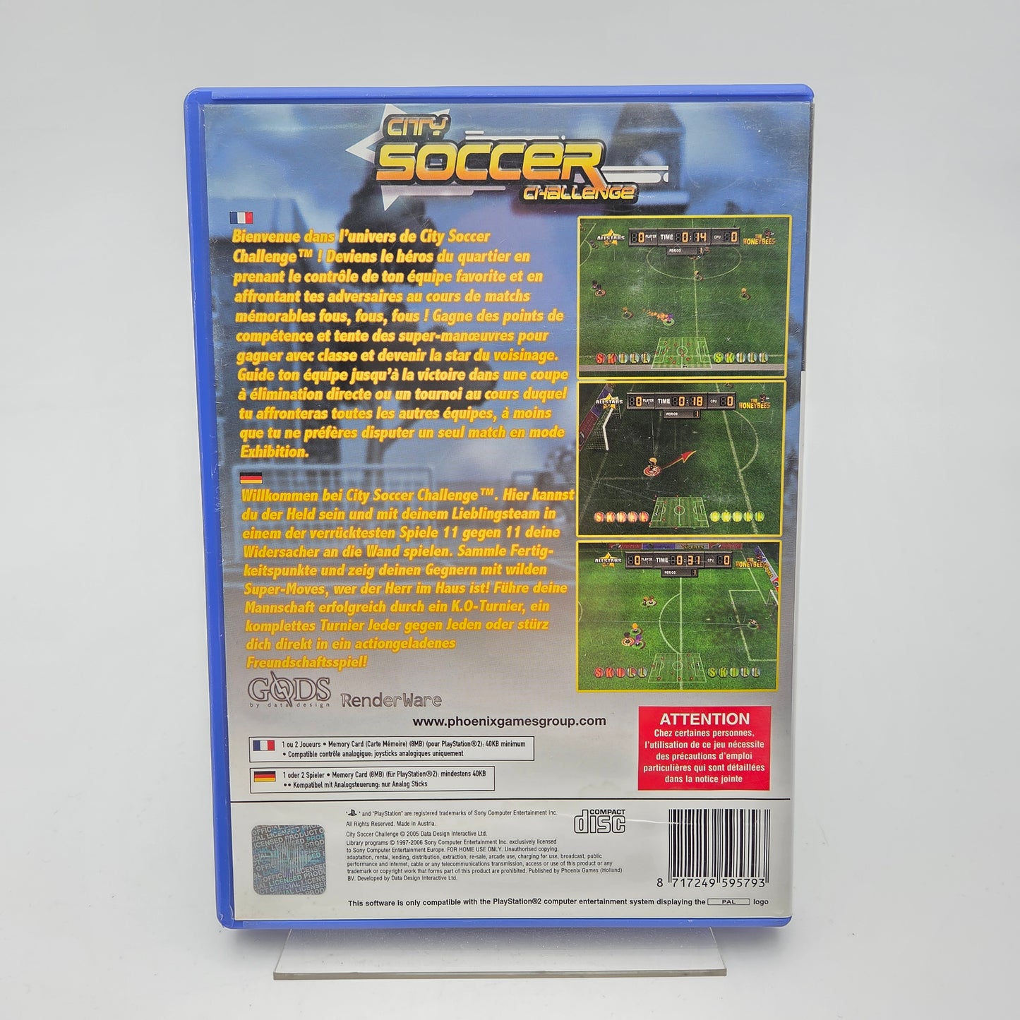 CITY SOCCER CHALLENGE - PLAYSTATION 2
