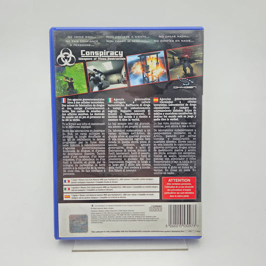 CONSPIRACY WEAPONS OF MASS DESTRUCTION - PLAYSTATION 2