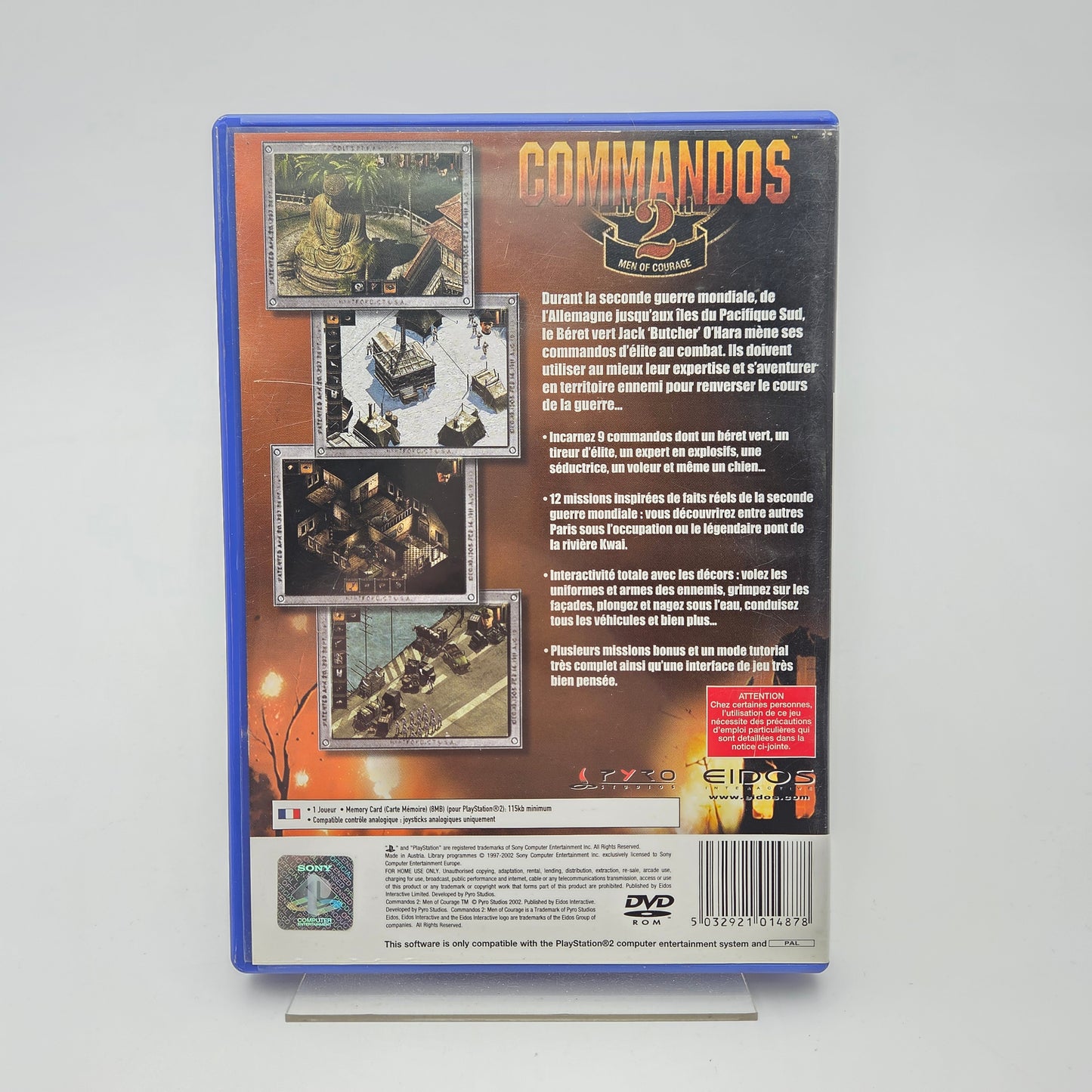COMMANDOS 2 MEN OF COURAGE - PLAYSTATION 2