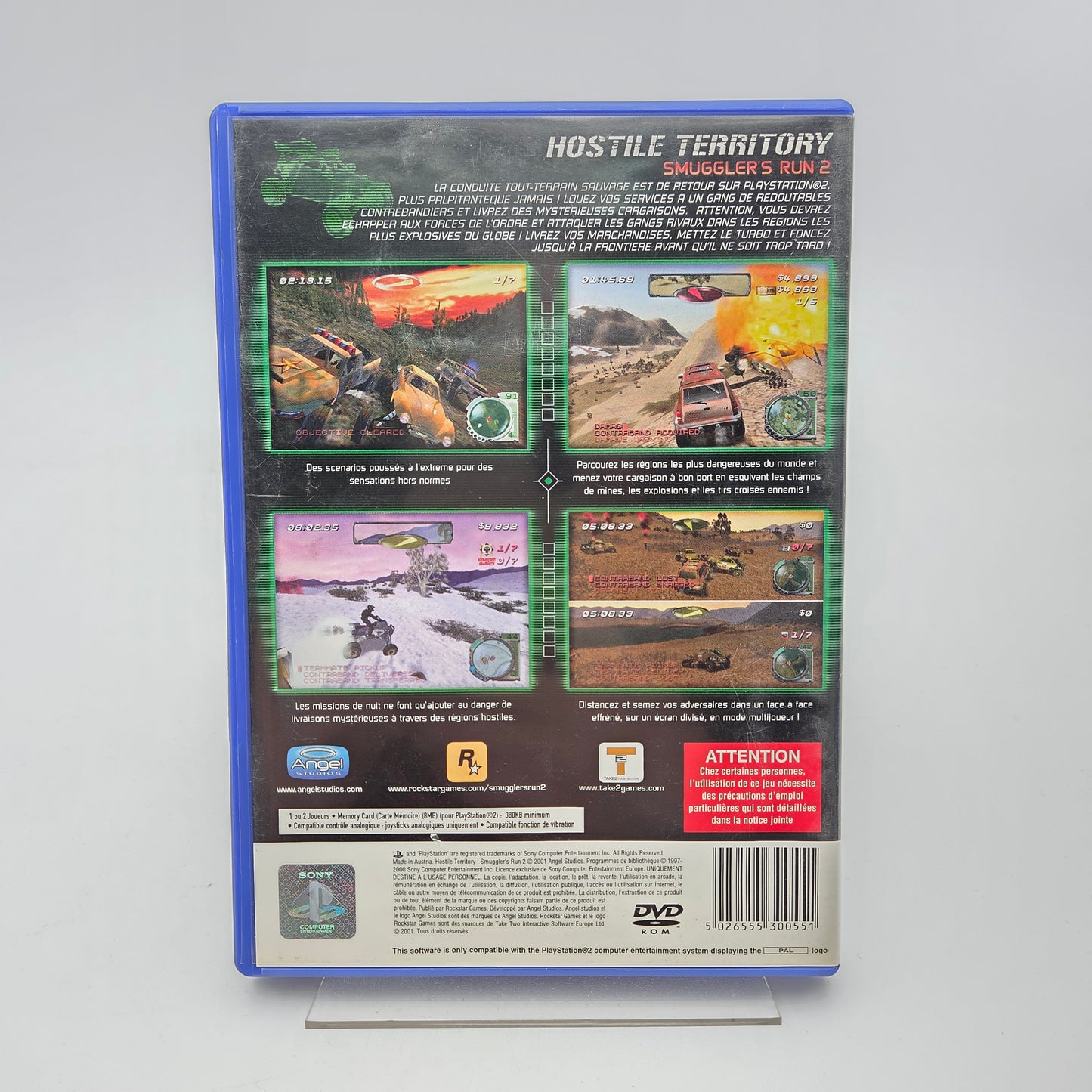 HOSTILE TERRITORY SMUGGLER'S RUN 2 - PLAYSTATION 2