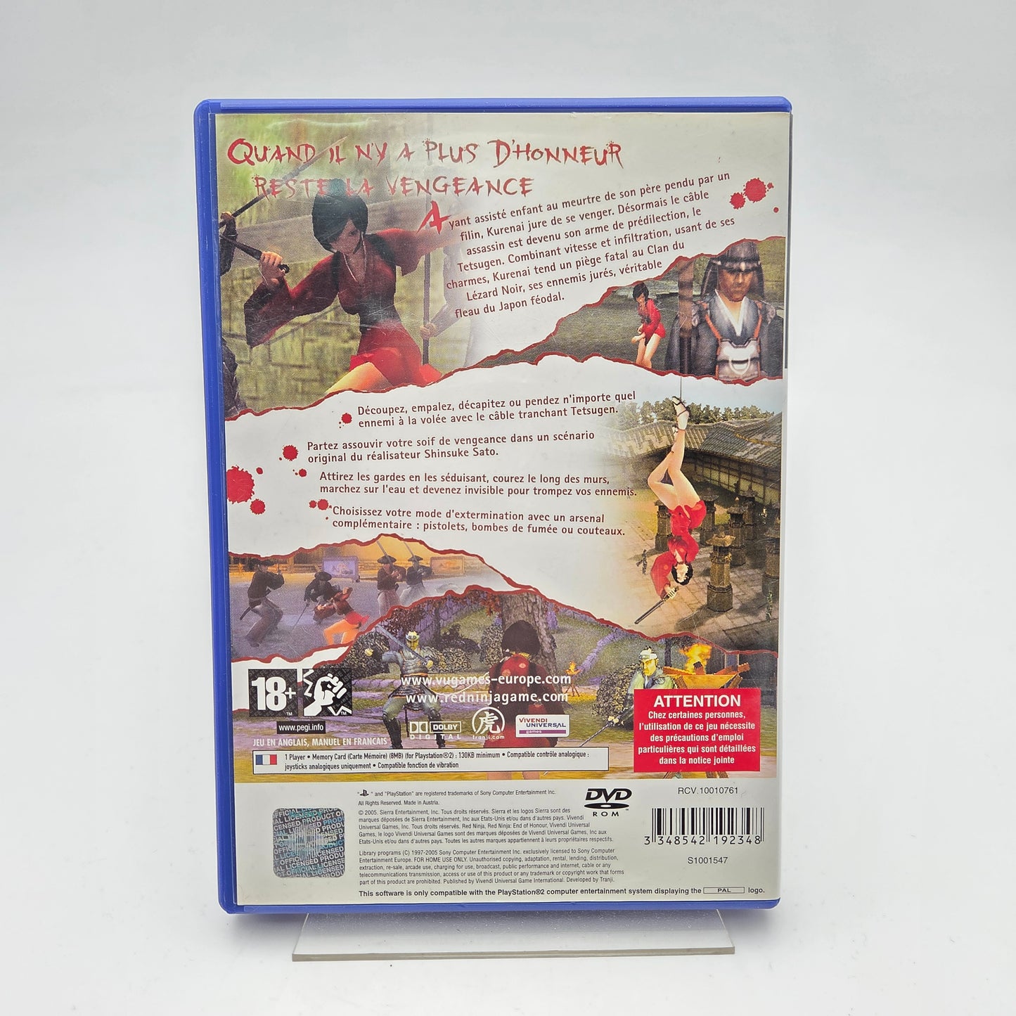 RED NINJA END OF HONOUR - PLAYSTATION 2