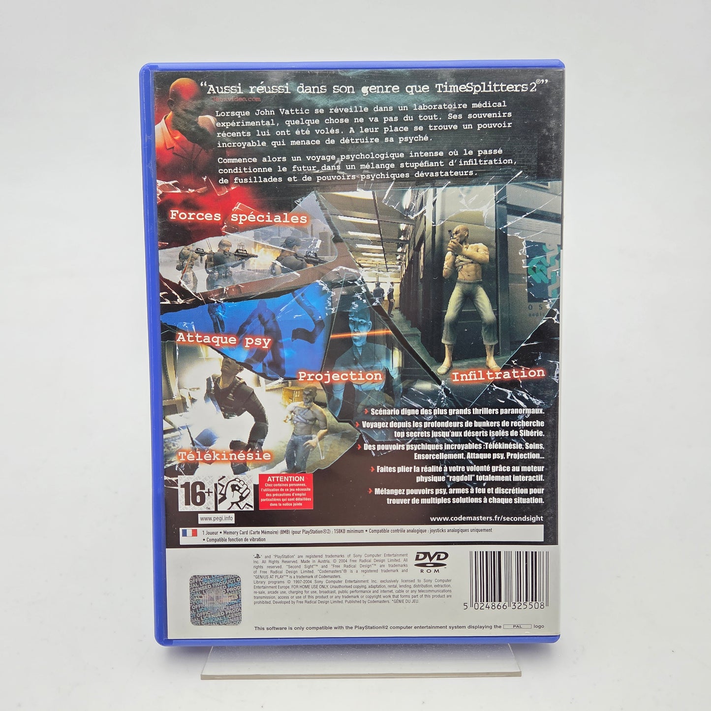 SECOND SIGHT - PLAYSTATION 2