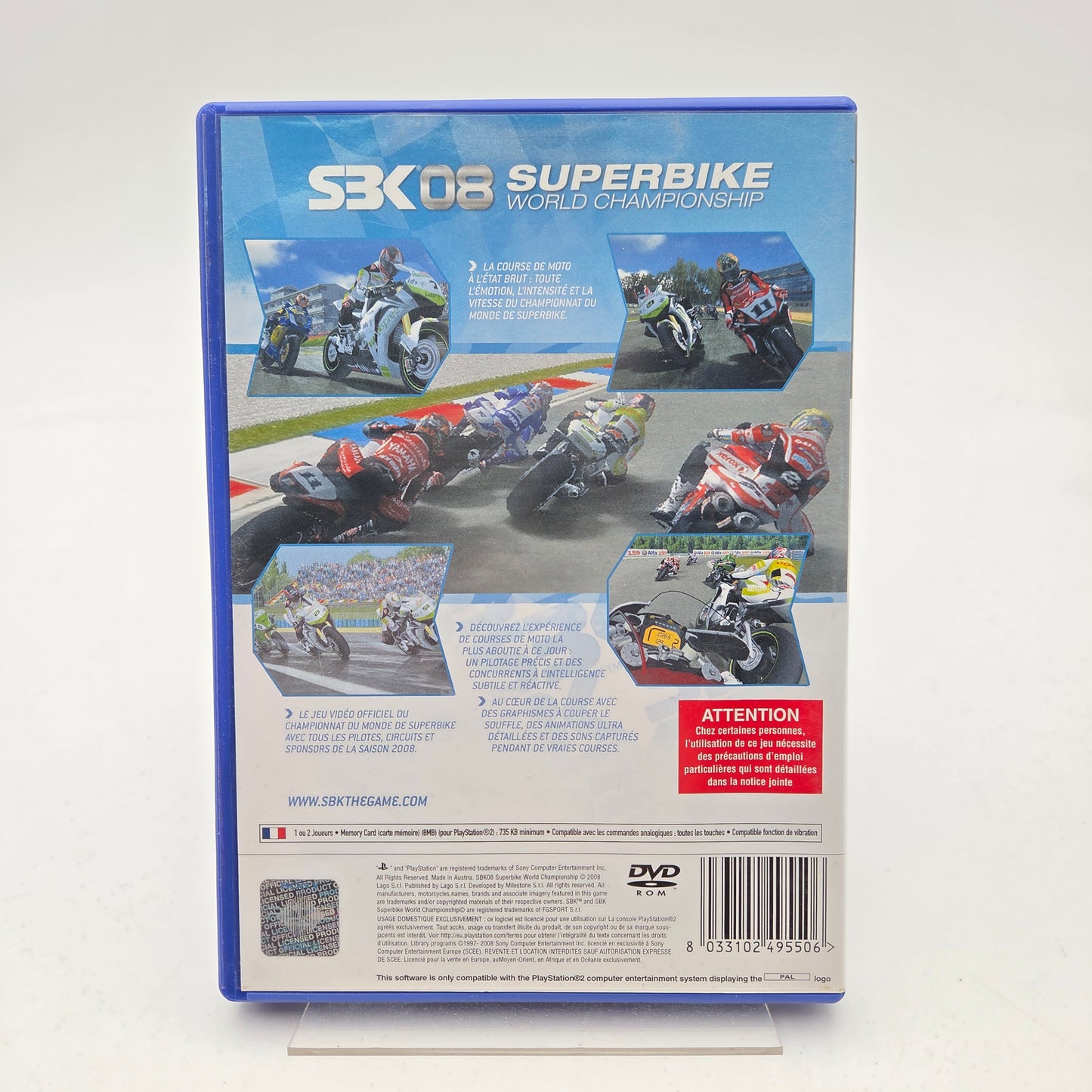 SBK 08 SUPERBIKE WORLD CHAMPIONSHIP - PLAYSTATION 2