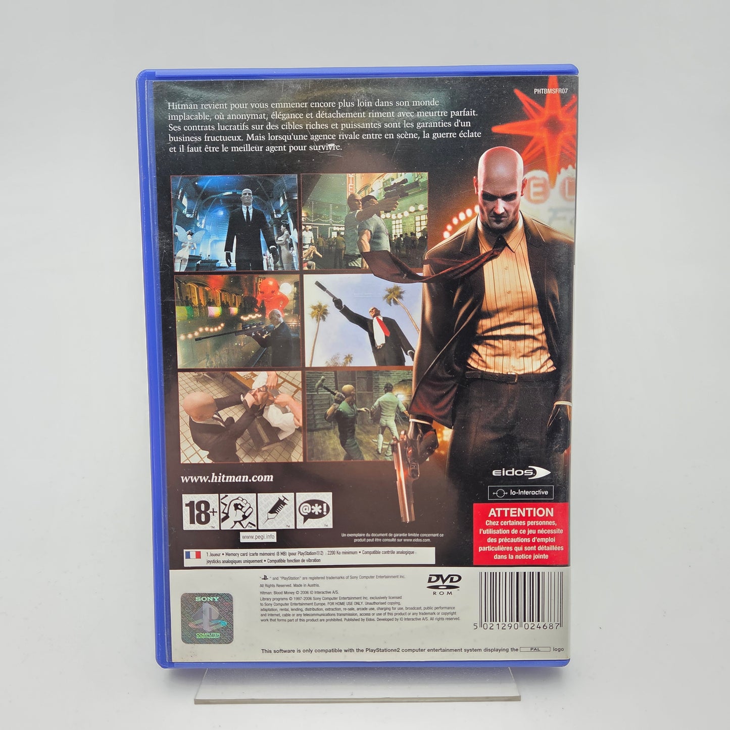 HITMAN BLOOD MONEY - PLAYSTATION 2