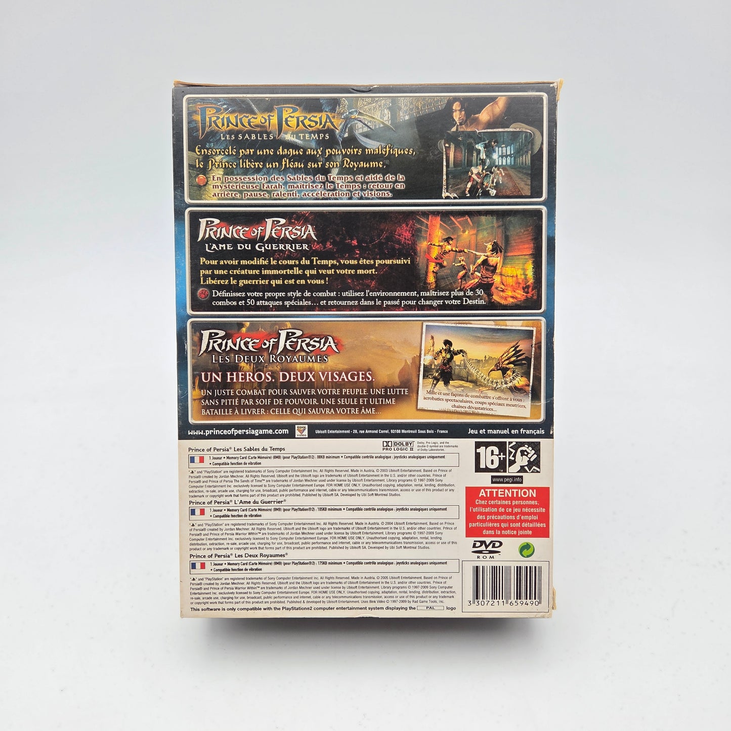 PRINCE OF PERSIA TRILOGY PACK  - PLAYSTATION 2
