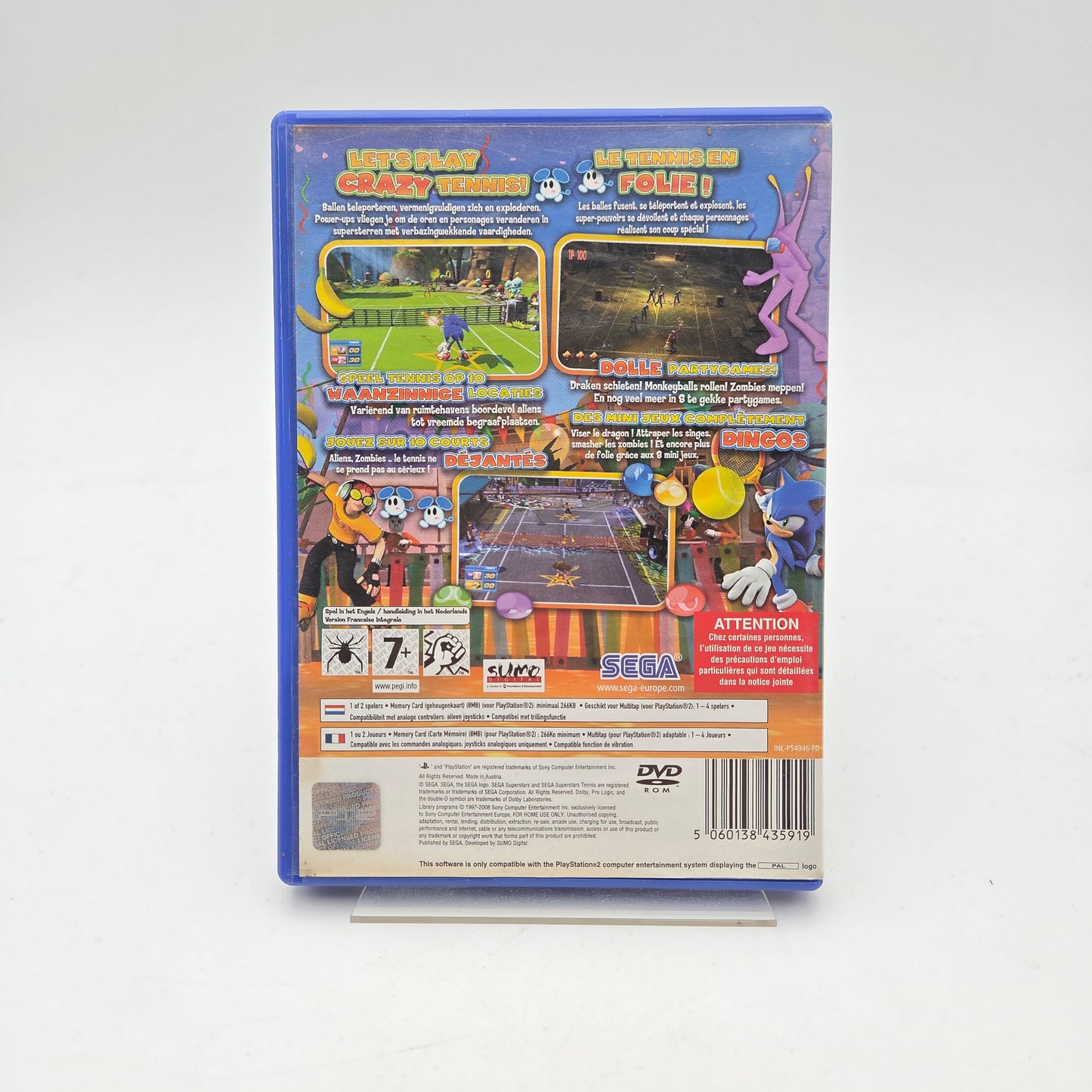 SEGA SUPERSTARS TENNIS - PLAYSTATION 2