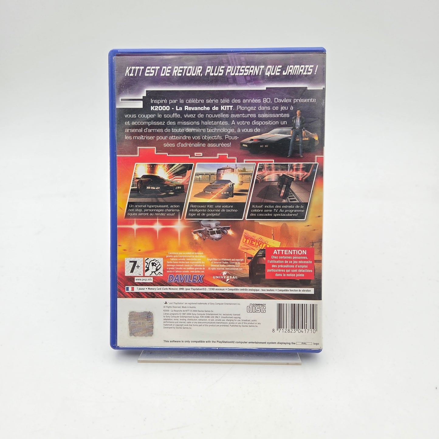K2000 LA REVANCHE DE KITT - PLAYSTATION 2