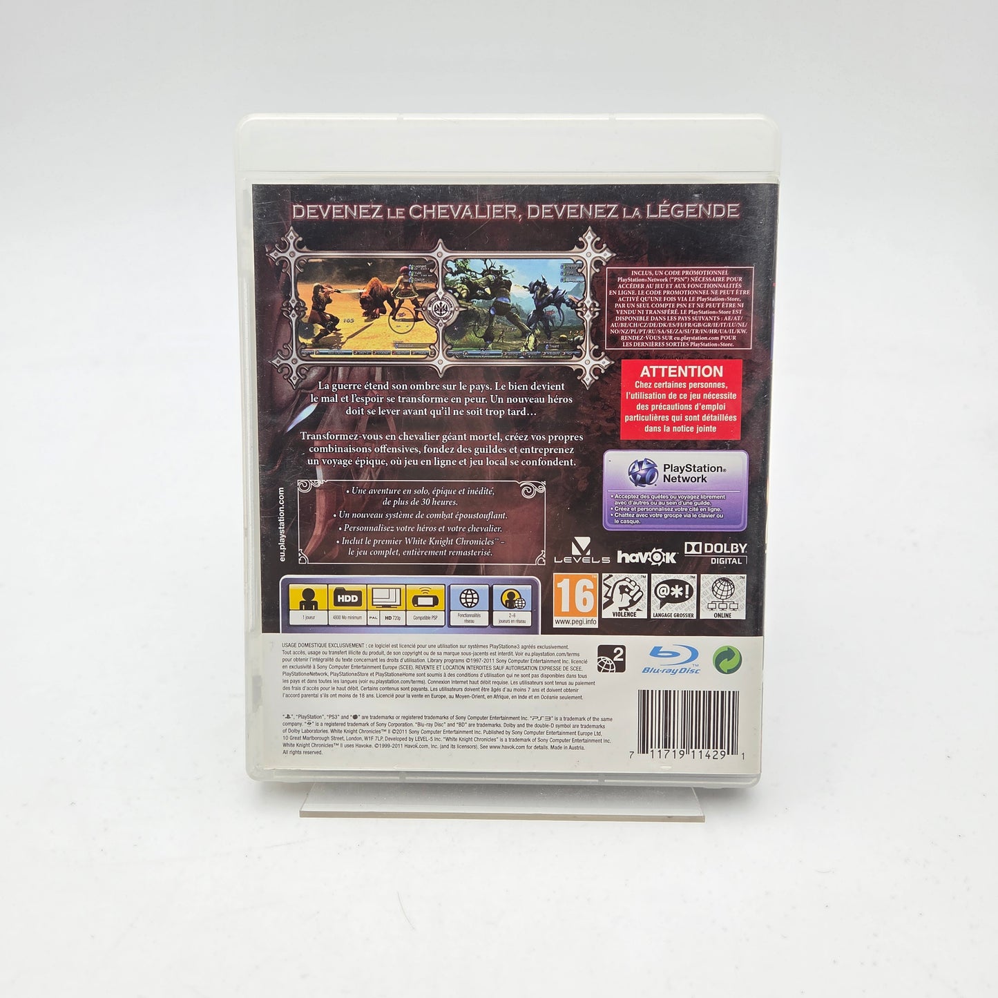 WHITE KNIGHT CHRONICLES II - PLAYSTATION 3