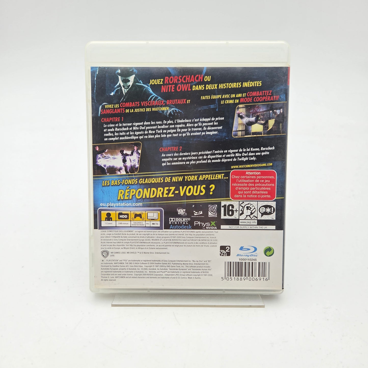 WATCHMEN LA FIN APPROCHE - PLAYSTATION 3