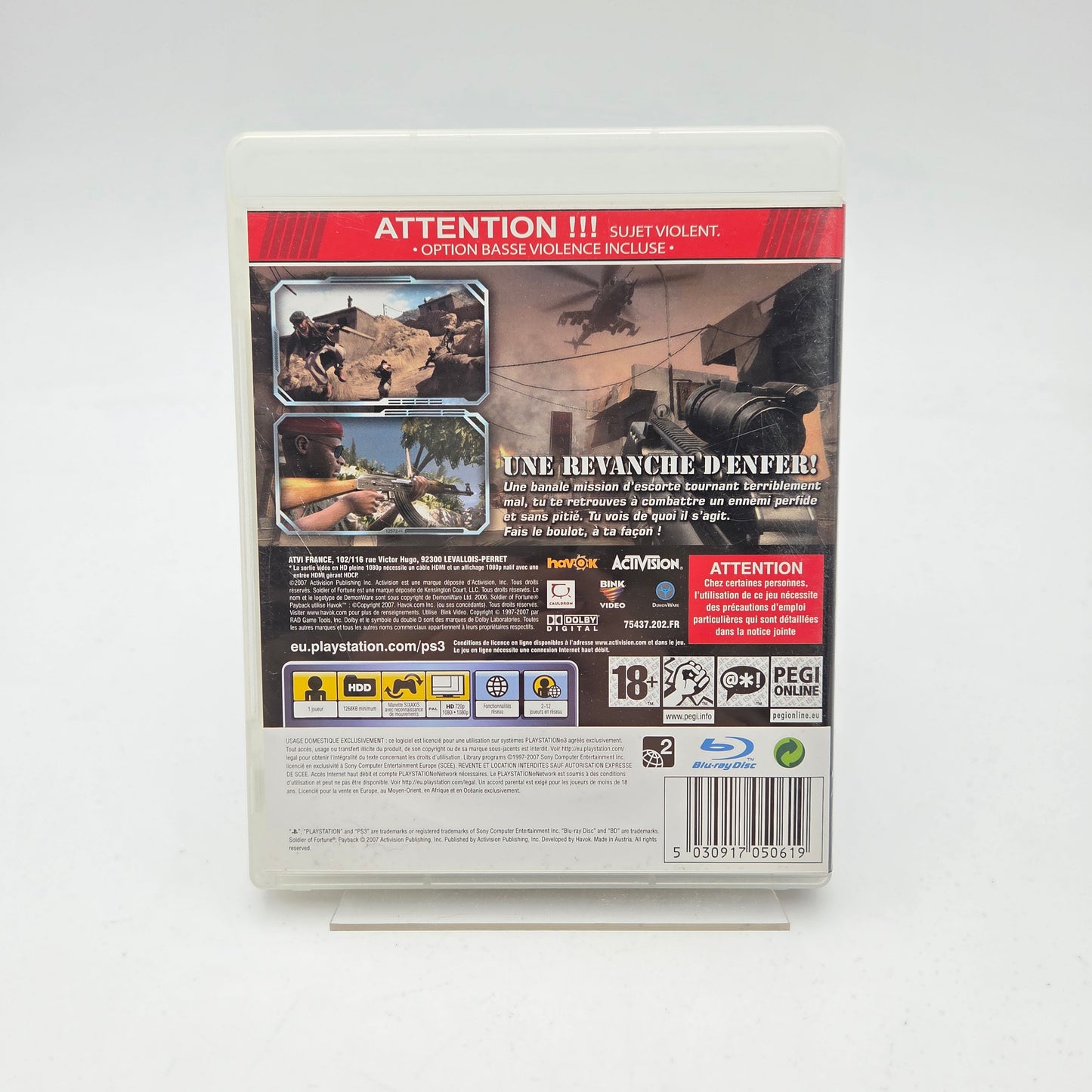 SOLDIER OF FORTUNE PAYBACK - PLAYSTATION 3