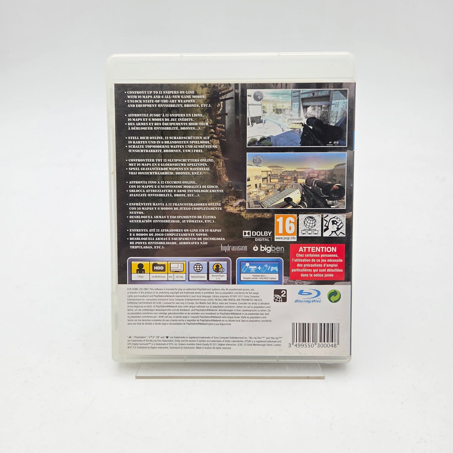 SNIPERS - PLAYSTATION 3