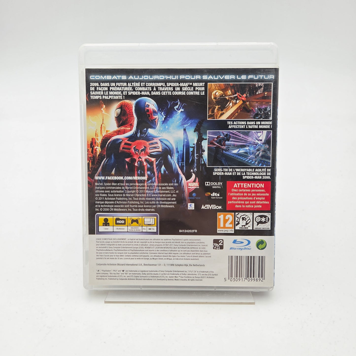 SPIDER-MAN AUX FRONTIERES DU TEMPS - PLAYSTATION 3