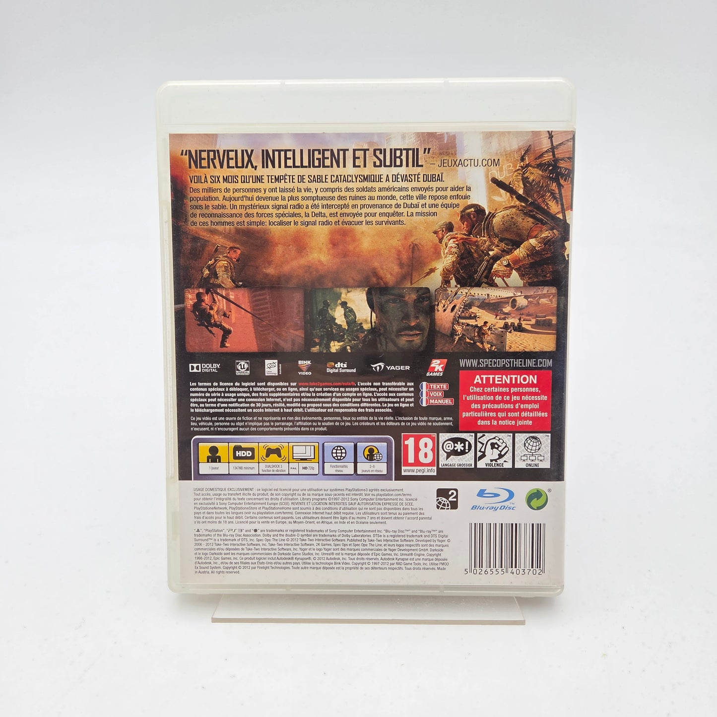 SPEC OPS THE LINE - PLAYSTATION 3