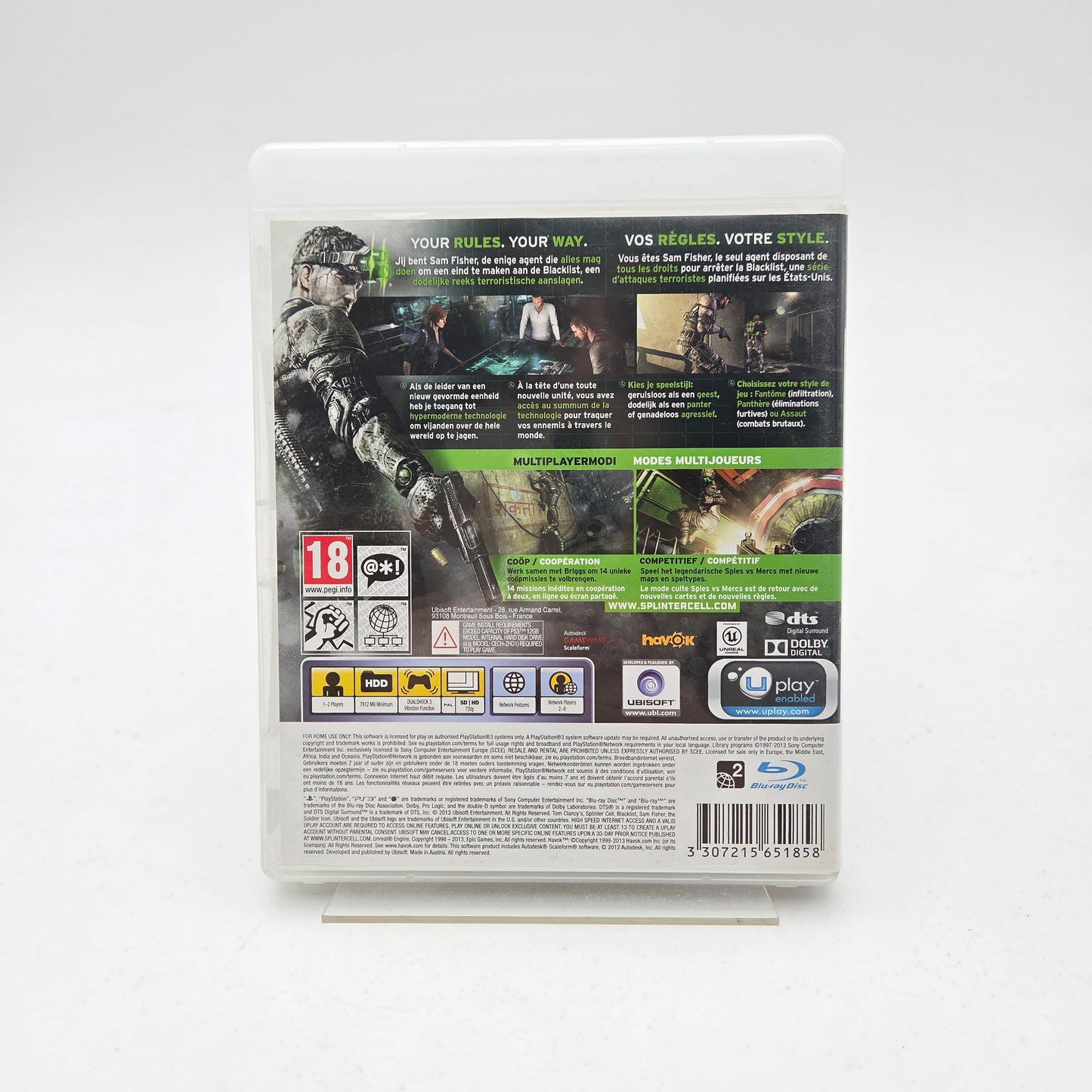 SPLINTER CELL BLACKLIST - PLAYSTATION 3