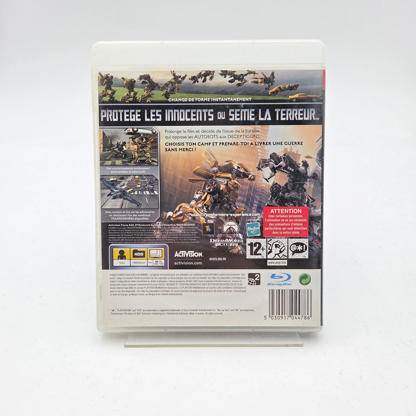 TRANSFORMERS LE JEU - PLAYSTATION 3