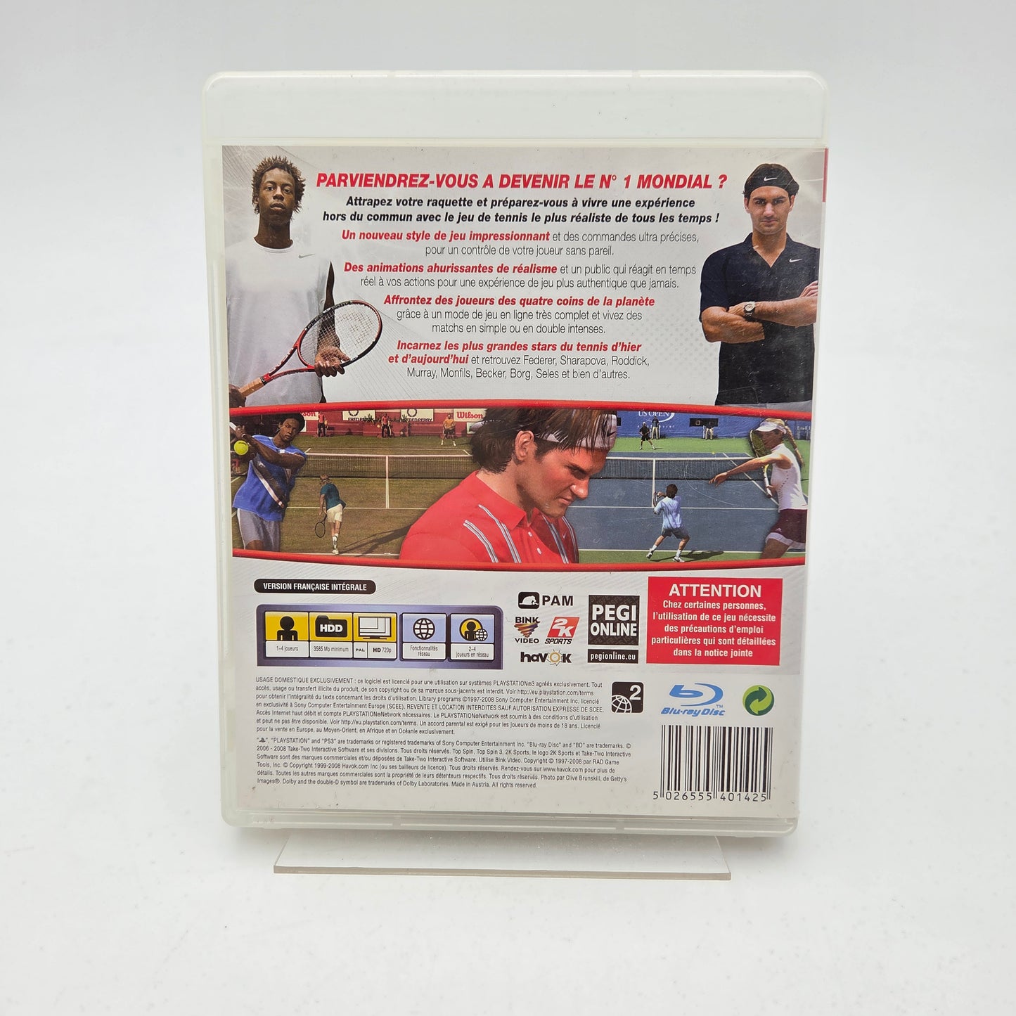 TOPSPIN 3 - PLAYSTATION 3