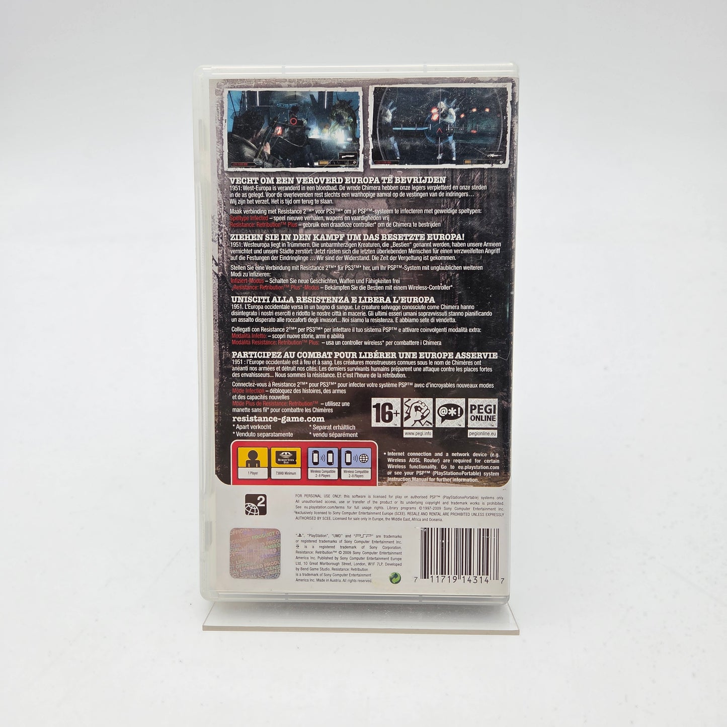 RESISTANCE RETRIBUTION - PLAYSTATION PORTABLE