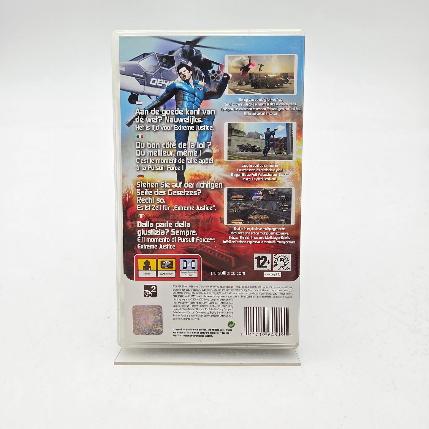 PURSUIT FORCE EXTREME JUSTICE - PLAYSTATION PORTABLE