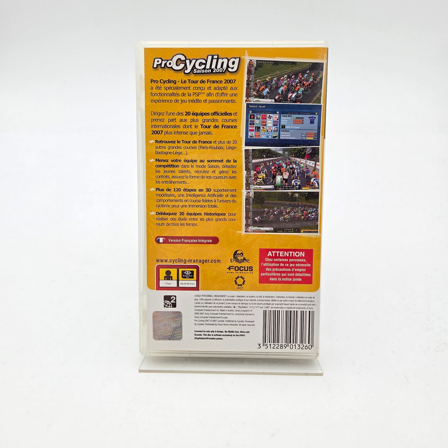 PRO CYCLING 2007 - PLAYSTATION PORTABLE