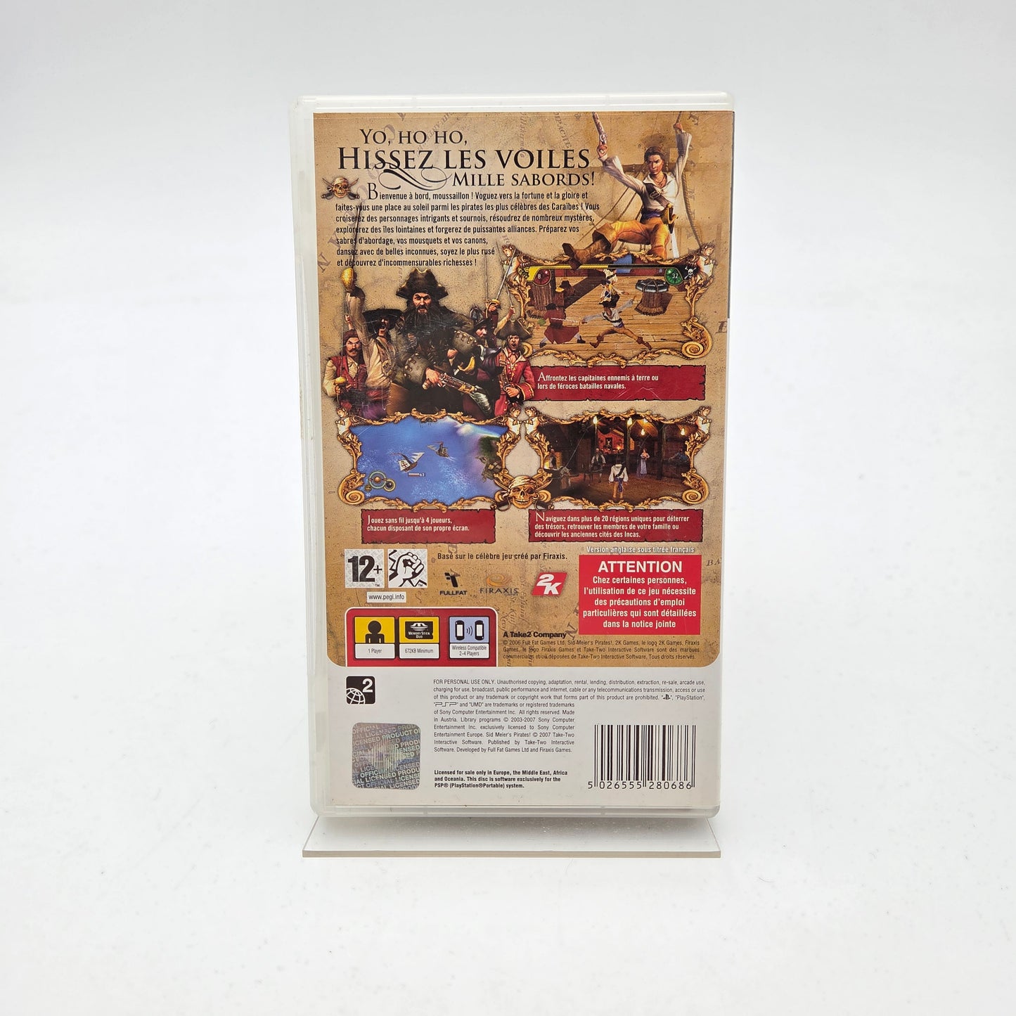 SID MEIER'S PIRATES ! - PLAYSTATION PORTABLE